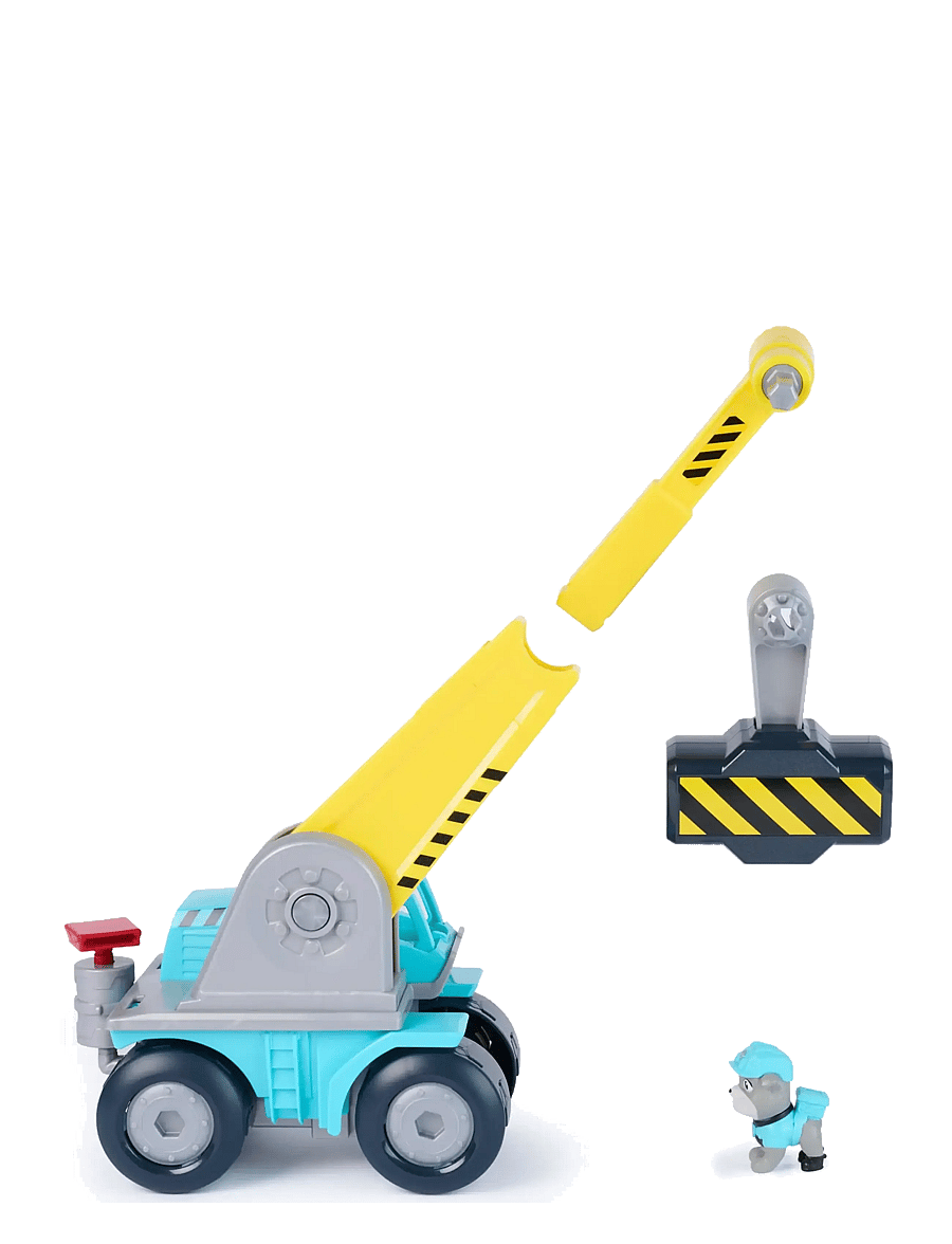 Paw Patrol - Rubble & Crew Big Build Tool Vehicle - Motor - leikfangasett - multi - 3