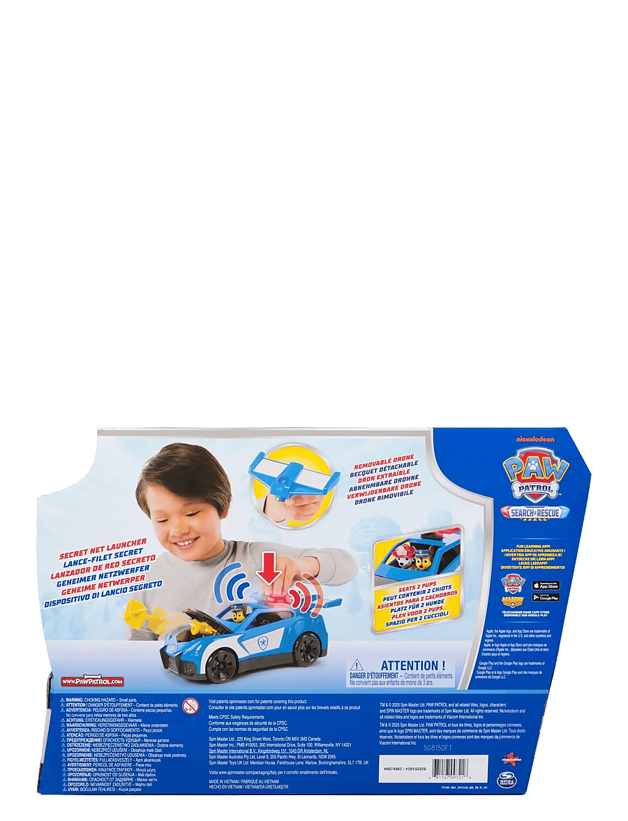 Paw Patrol - Paw Patrol Search&Rescue Launch N Rescue Cruiser - legesæt - multi - 5