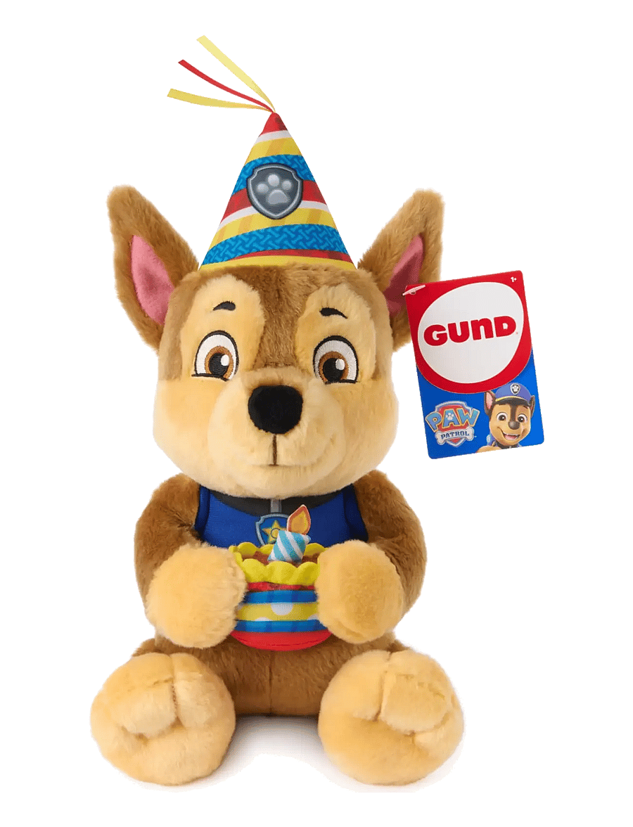 Ryhmä Hau - Paw Patrol Gund Birthday Plush Chase 24 cm - pehmolelut - multi - 0