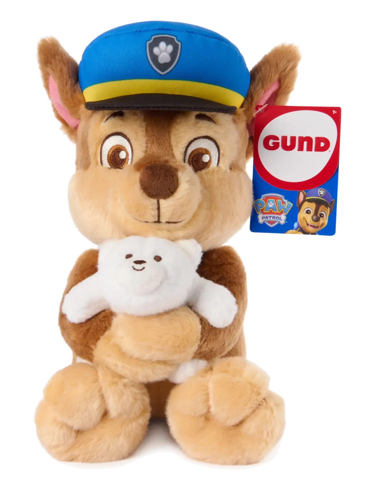 Paw Patrol Paw Patrol Gund Snuggle-Up Plush Chase 24 cm, One Size, Brown, Soft Legetøj > Stuffed Animals, Børn