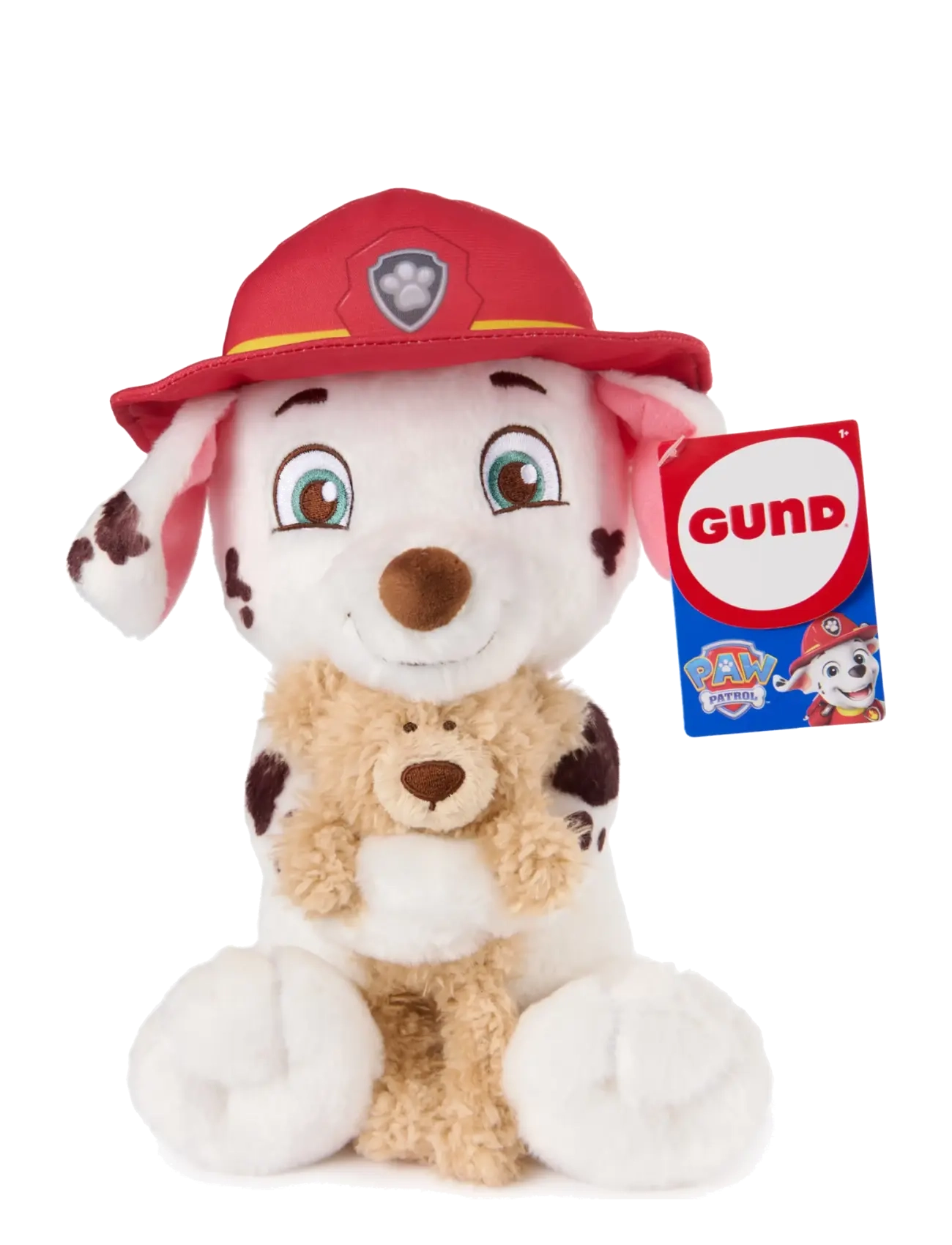 Paw Patrol Paw Patrol Gund Snuggle-Up Plush Marshall 24 cm, One Size, White, Soft Legetøj > Stuffed Legetøj, Børn