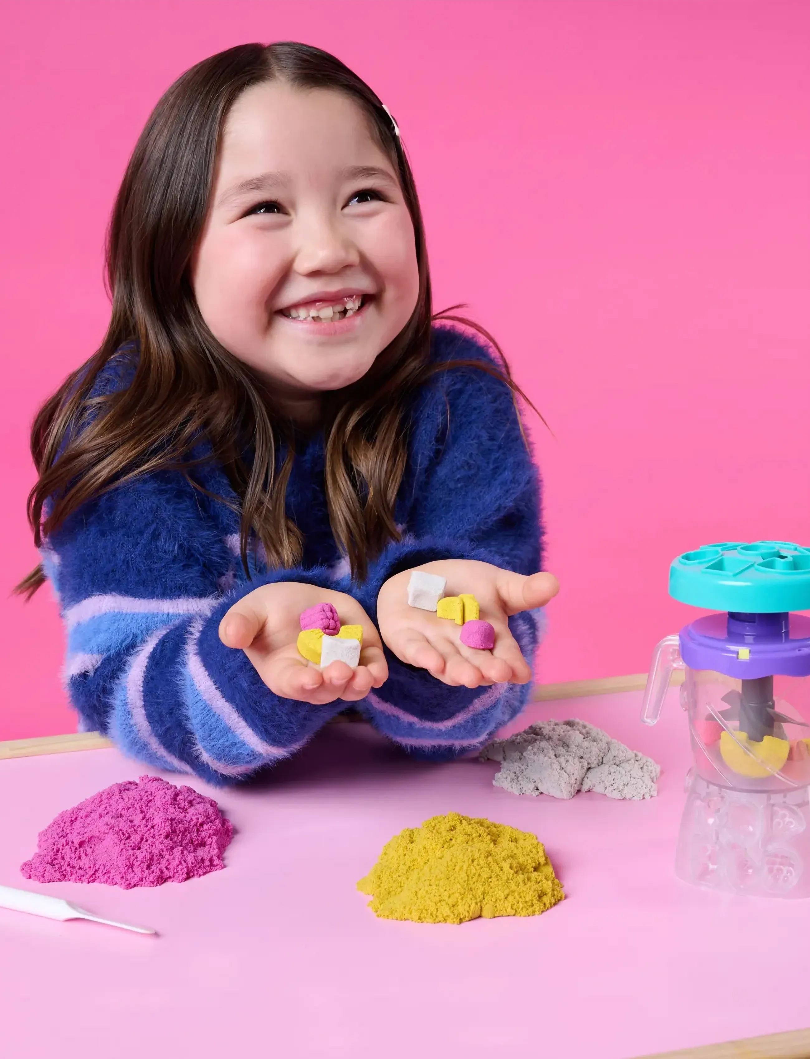 MAKI Kinetic Sand Smoothie Mixer, Børn, Craft Sæt, Multi/mønstret, Str: ONE SIZE