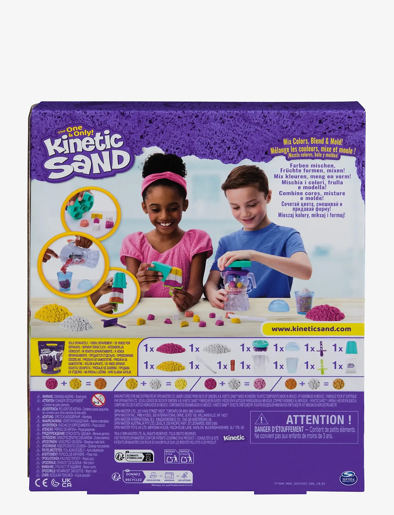 MAKI - Kinetic Sand Smoothie Mixer - kreasæt - multi - 4