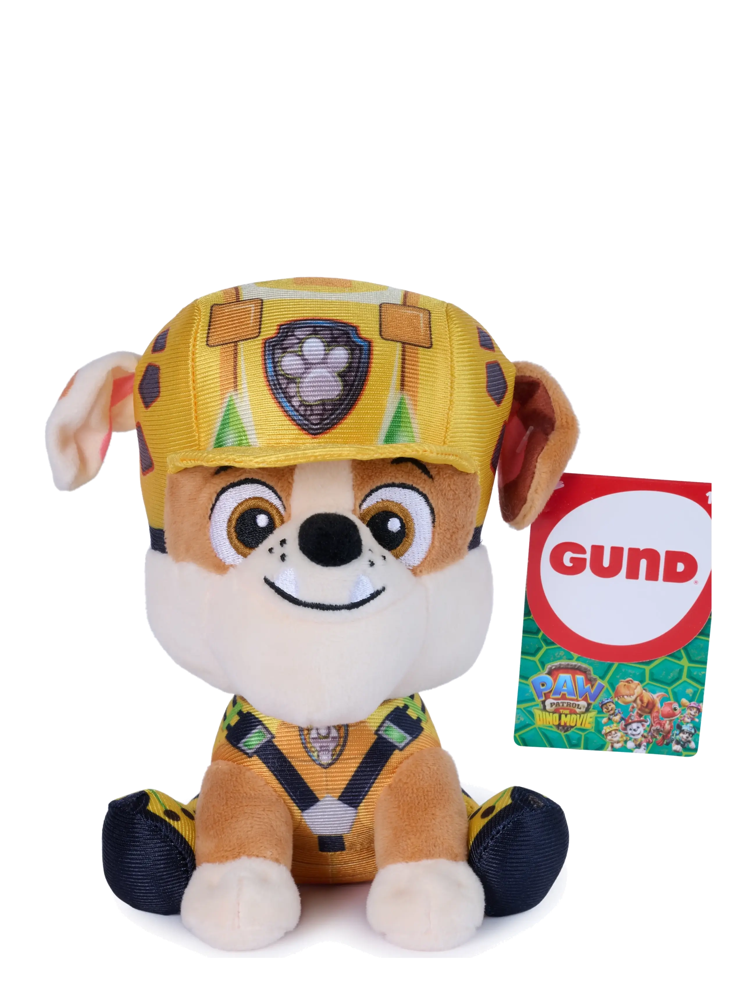 Paw Patrol - Paw Patrol Movie 3 Gund Plush Rubble 15cm - mjuka leksaker - multi - 1