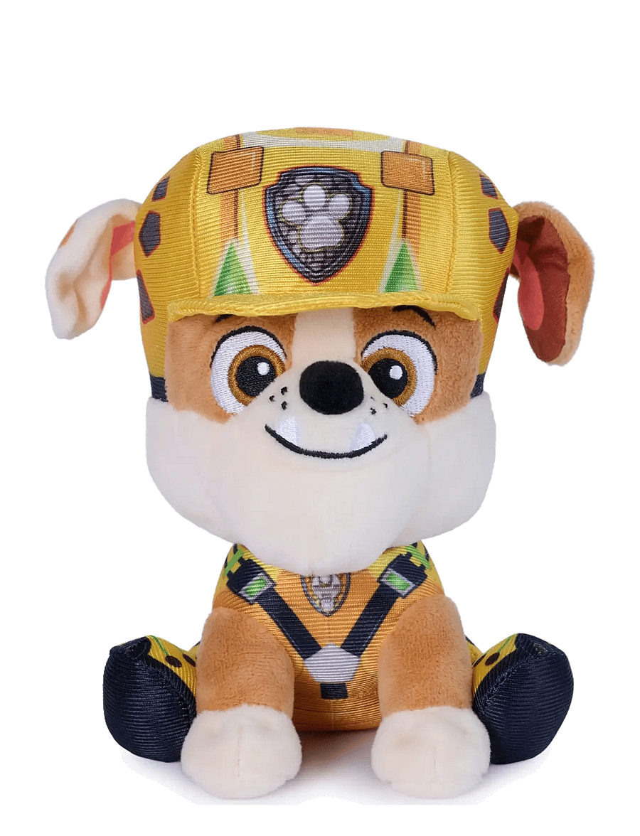 Paw Patrol - Paw Patrol Movie 3 Gund Plush Rubble 15cm - mjuka leksaker - multi - 2
