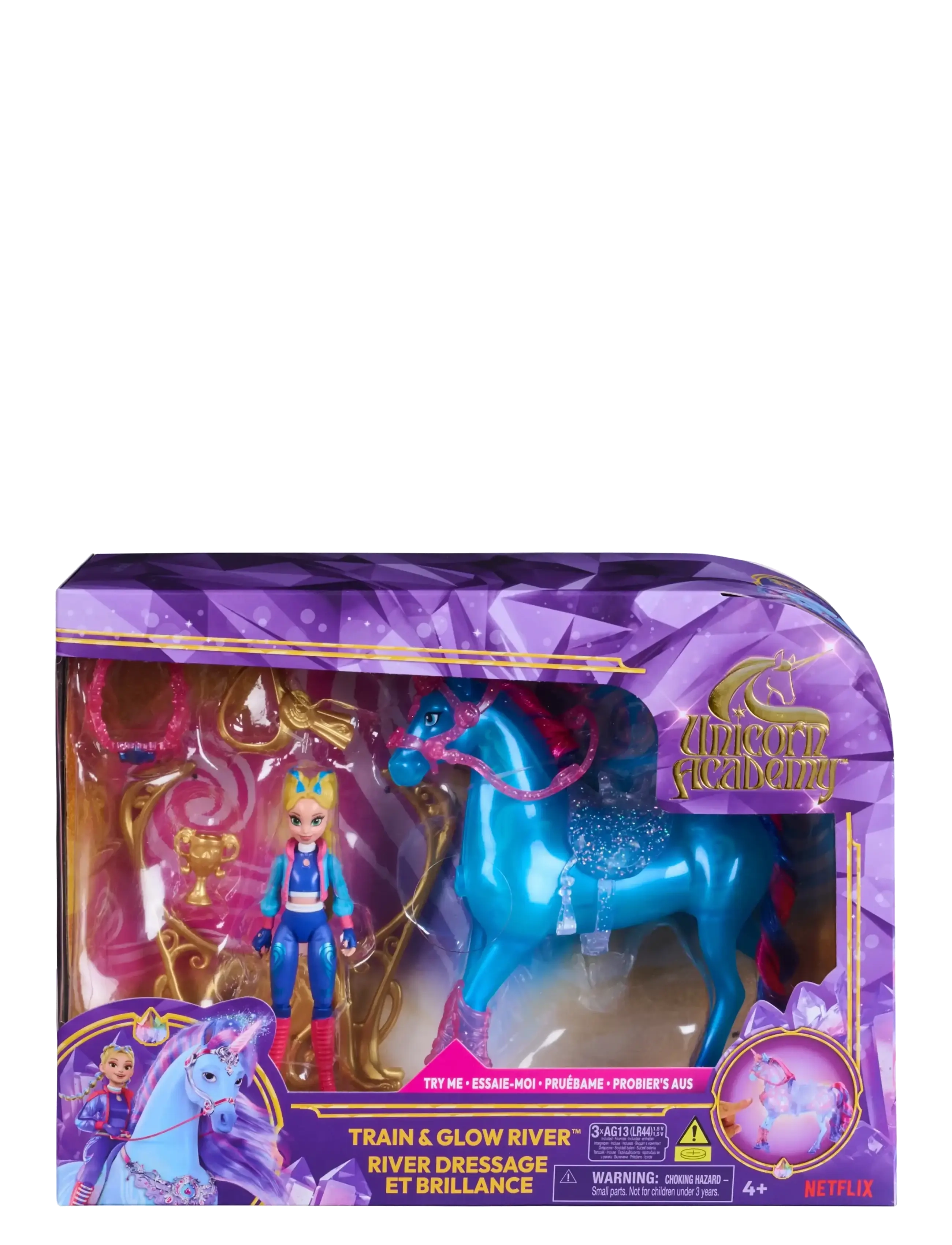 Unicorn Academy - Unicorn Academy Train & Glow River - lekset - multi - 2