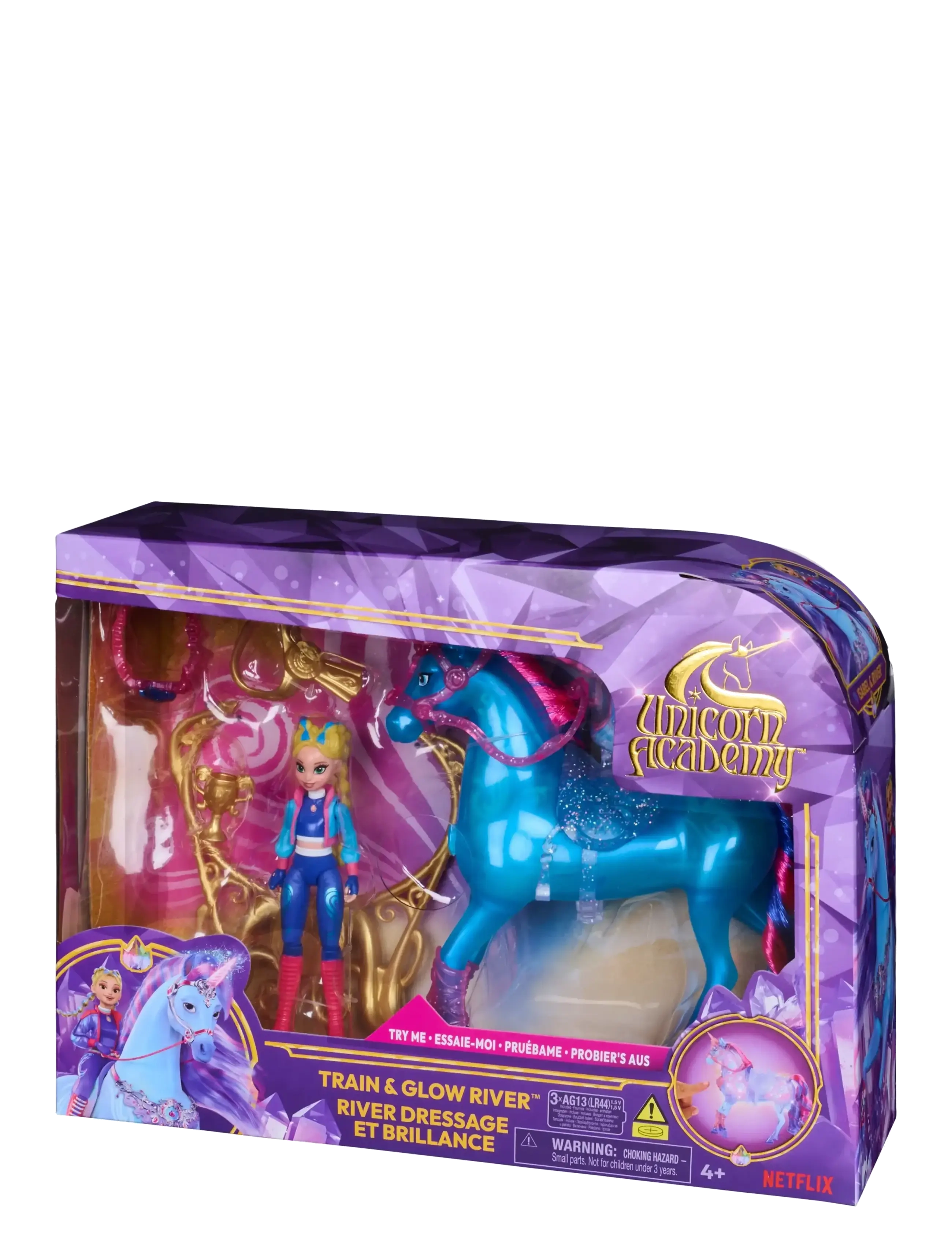 Unicorn Academy - Unicorn Academy Train & Glow River - lekset - multi - 3
