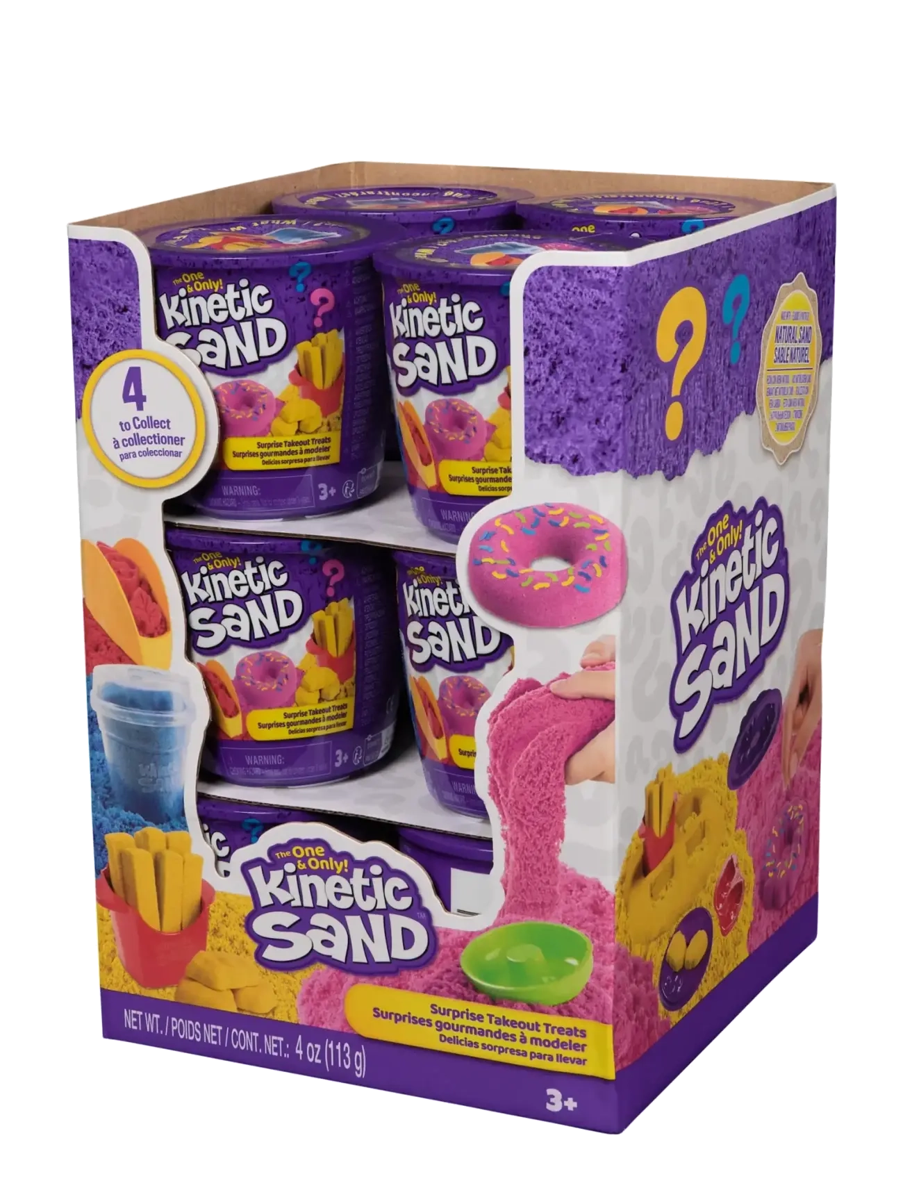MAKI Kinetic Sand Tasty Treats Surprise Asst. - Leikkikeittiöt & tarvikkeet - MULTI / multi