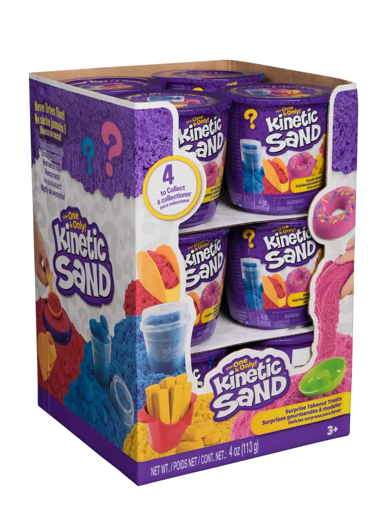 MAKI - Kinetic Sand Tasty Treats Surprise Asst. - modellervoks - multi - 3