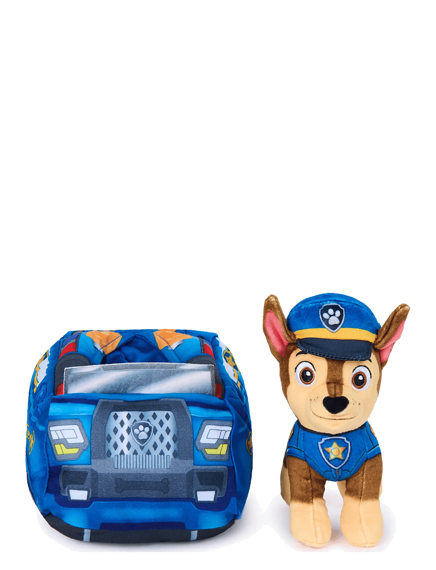 Paw Patrol - Paw Patrol 2-in-1 Vehicle Plush w/Chase 15 cm - bamser - multi - 4
