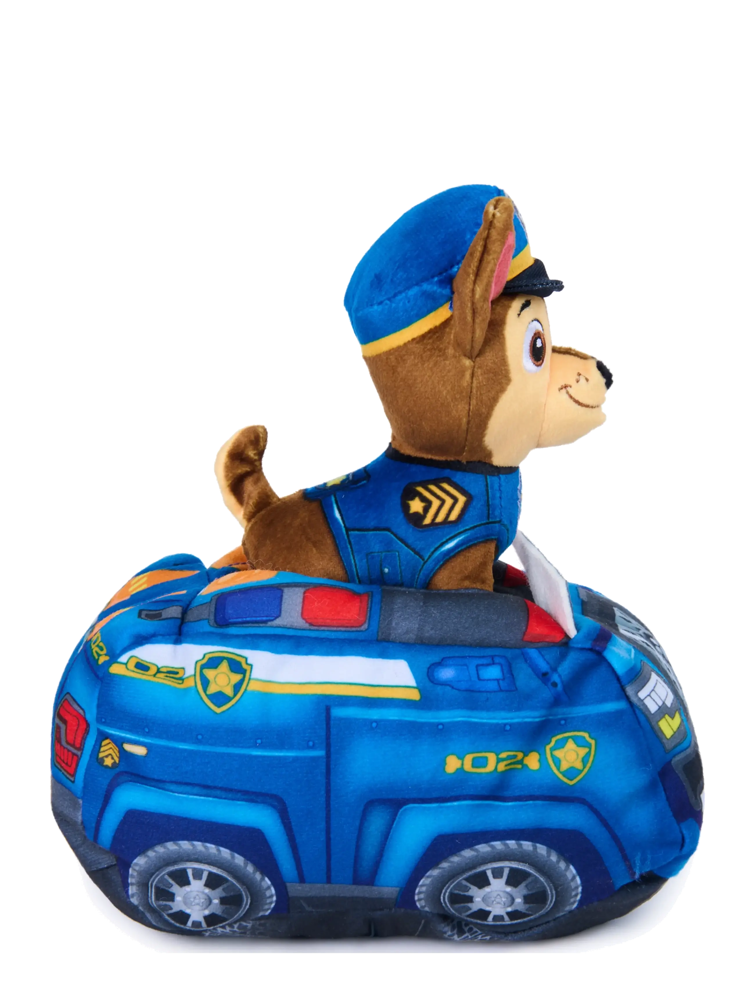 Paw Patrol - Paw Patrol 2-in-1 Vehicle Plush w/Chase 15 cm - bamser - multi - 5