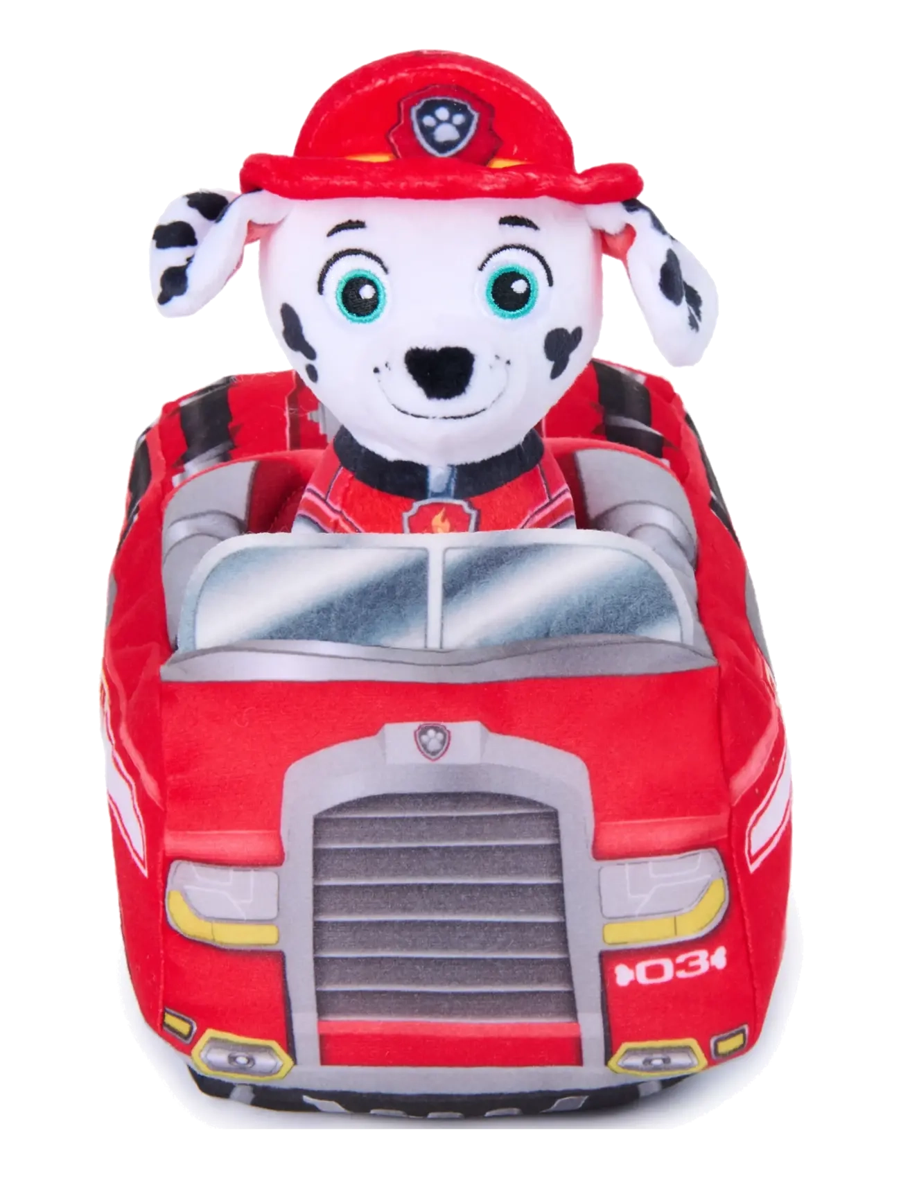Paw Patrol - Paw Patrol 2-in-1 Vehicle Plush w/Marshall 15 cm - bamser - multi - 1