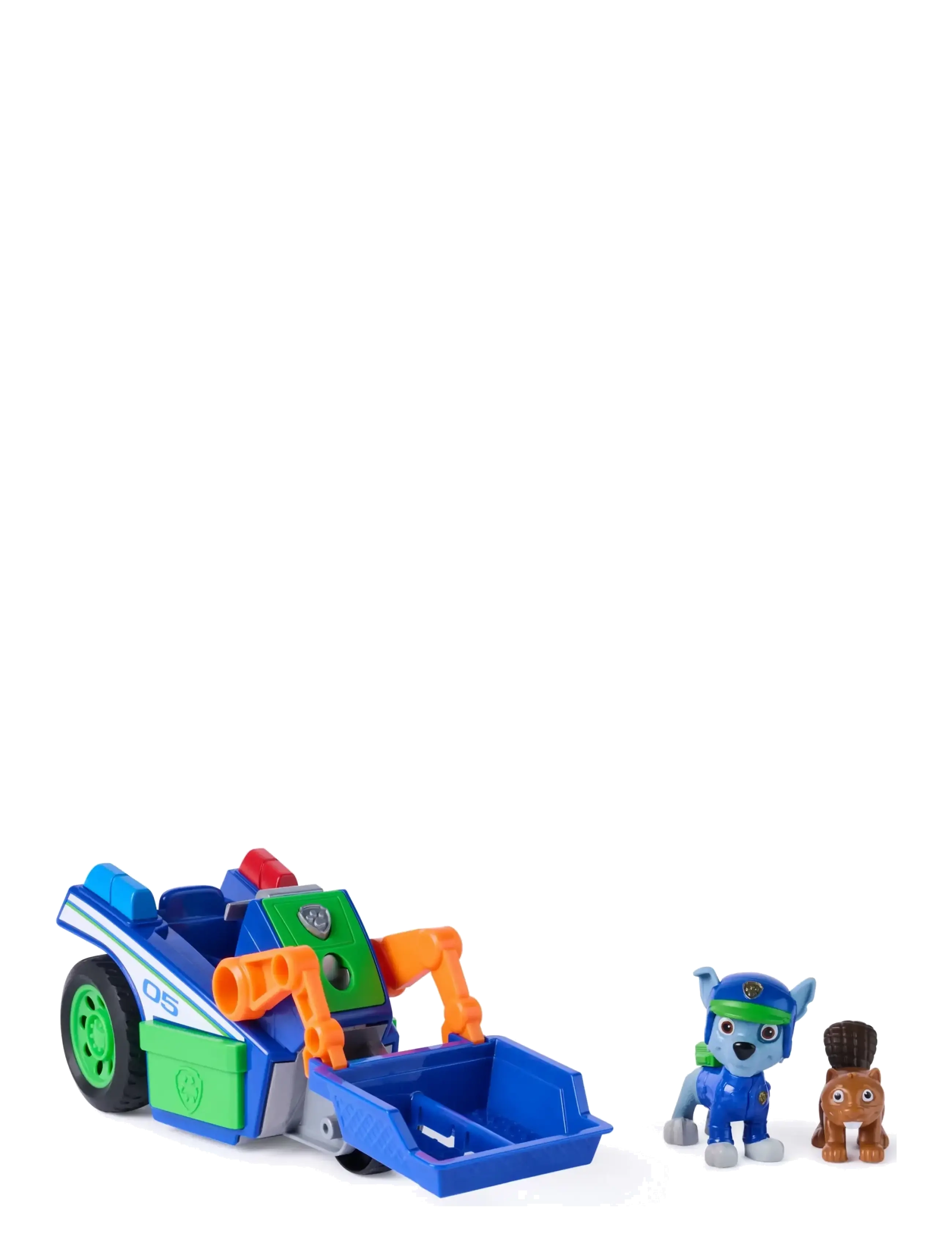 Paw Patrol Search&Rescue Themed Vehicle-Rocky, Børn, Play Sæt, Blå, Str: ONE SIZE