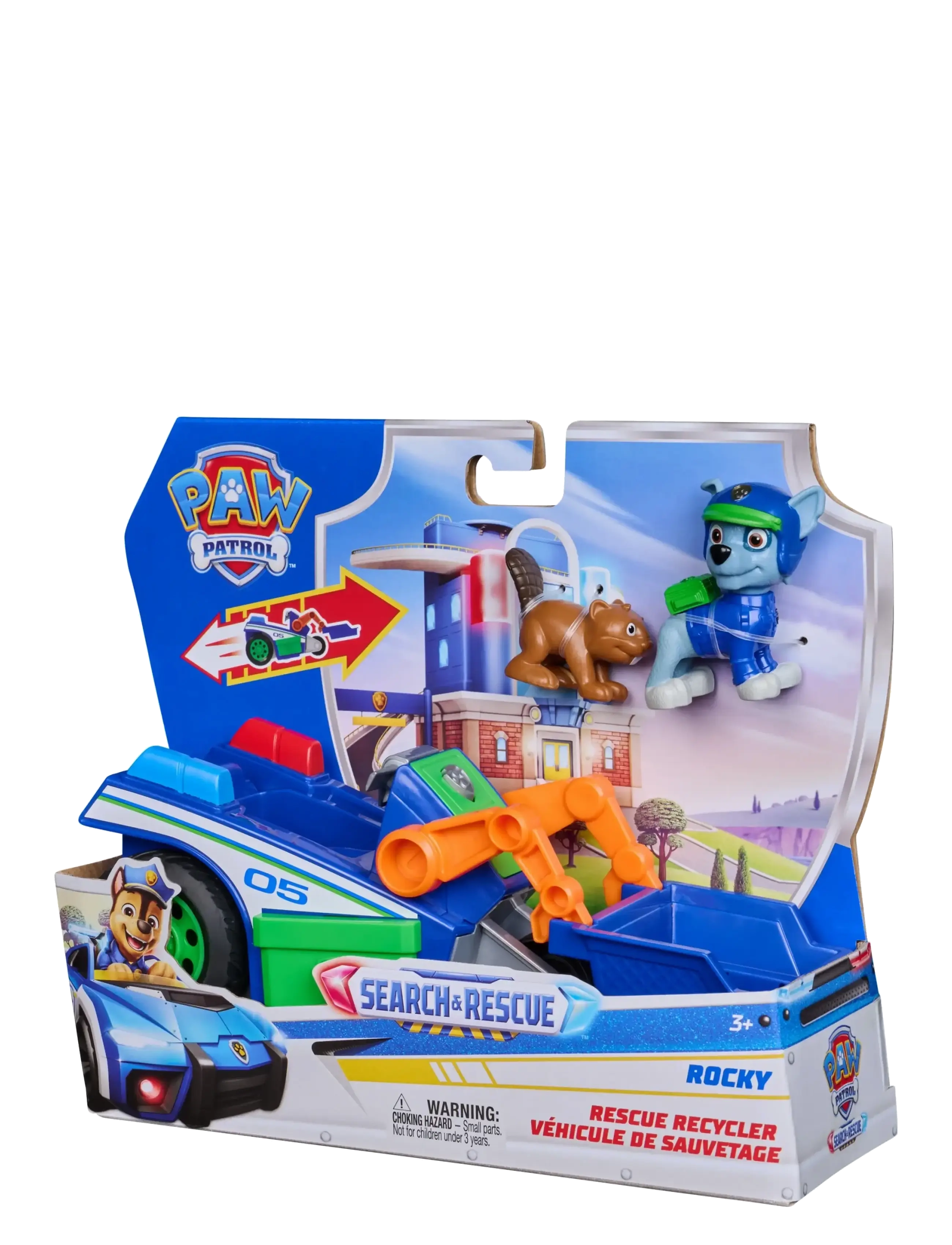 Paw Patrol - Paw Patrol Search&Rescue Themed Vehicle-Rocky - legesæt - multi - 2