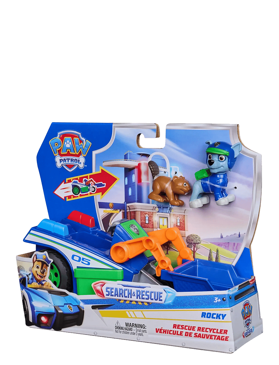 Paw Patrol - Paw Patrol Search&Rescue Themed Vehicle-Rocky - legesæt - multi - 2