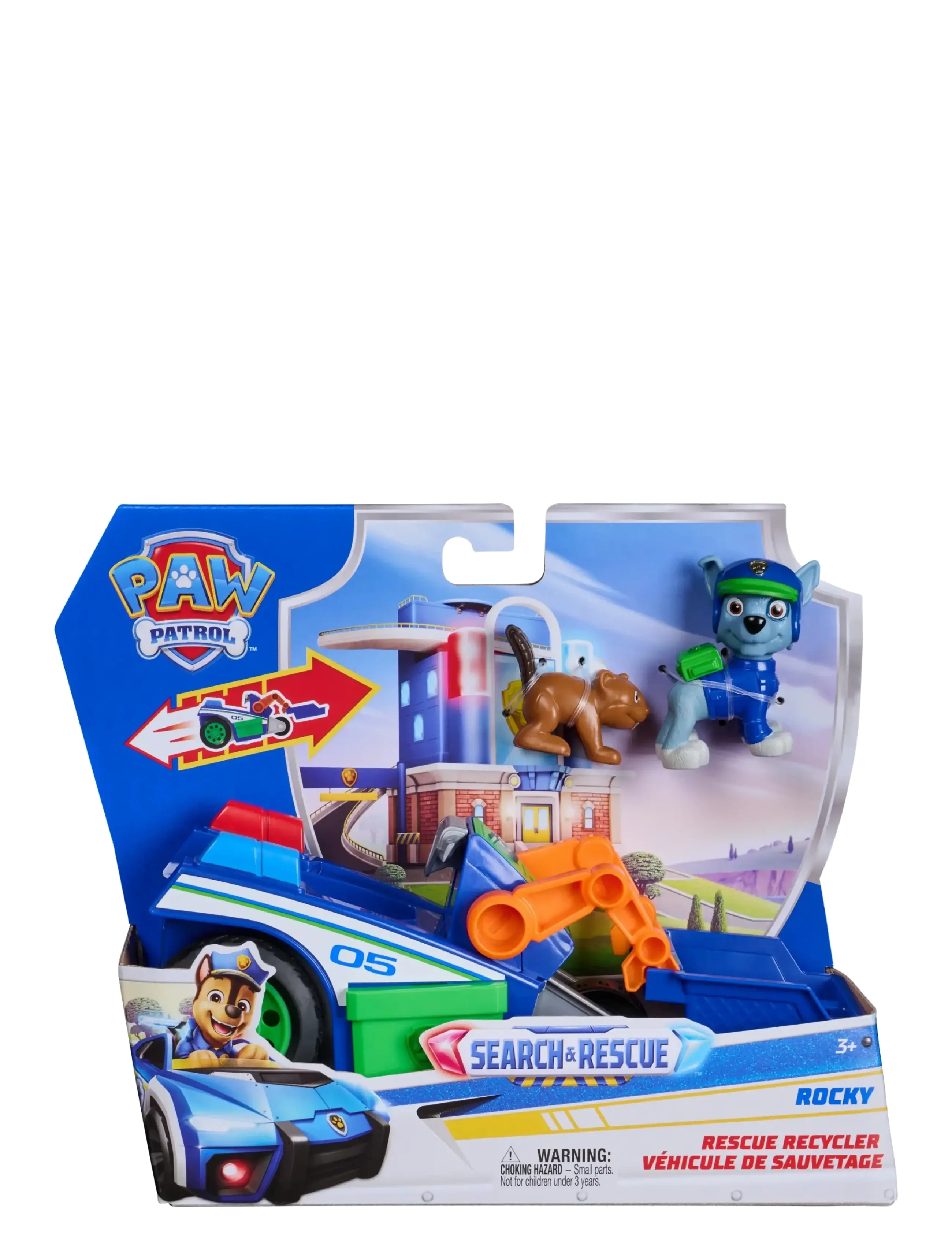 Paw Patrol - Paw Patrol Search&Rescue Themed Vehicle-Rocky - legesæt - multi - 4
