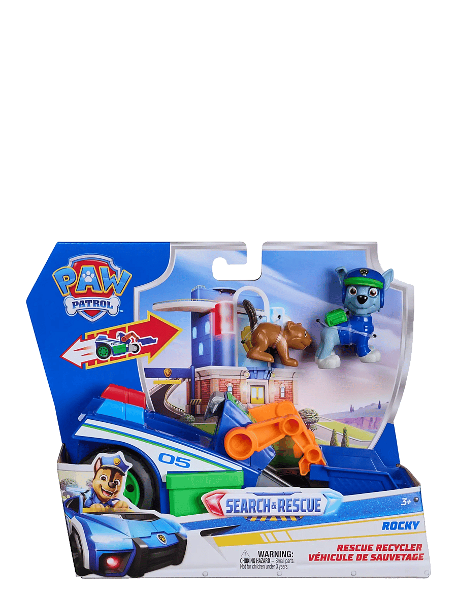 Paw Patrol - Paw Patrol Search&Rescue Themed Vehicle-Rocky - legesæt - multi - 4
