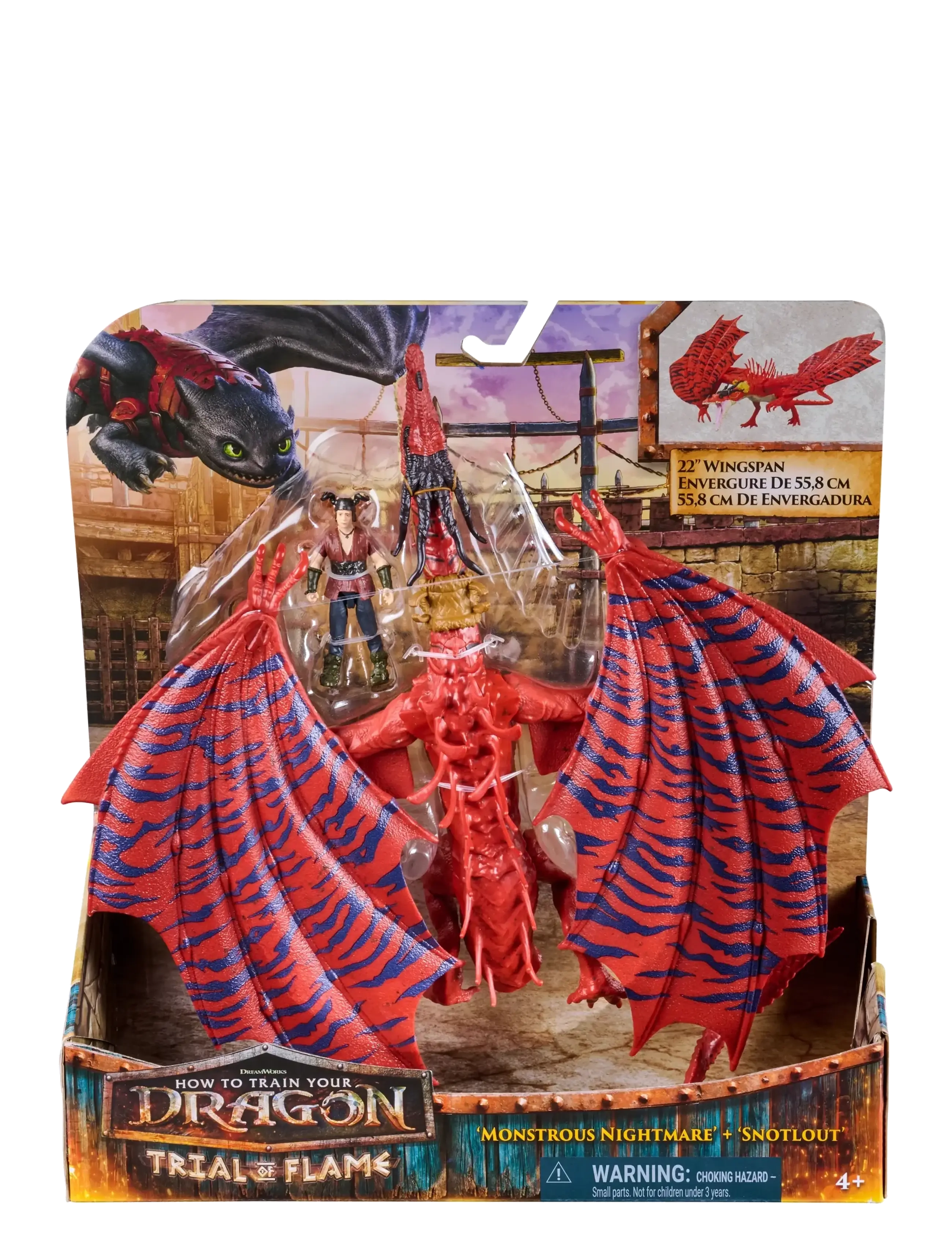 Dragon Dragons Viking & Dragon-Nightmare & Snotlout - Leksakssets & Figurer - MULTI / red