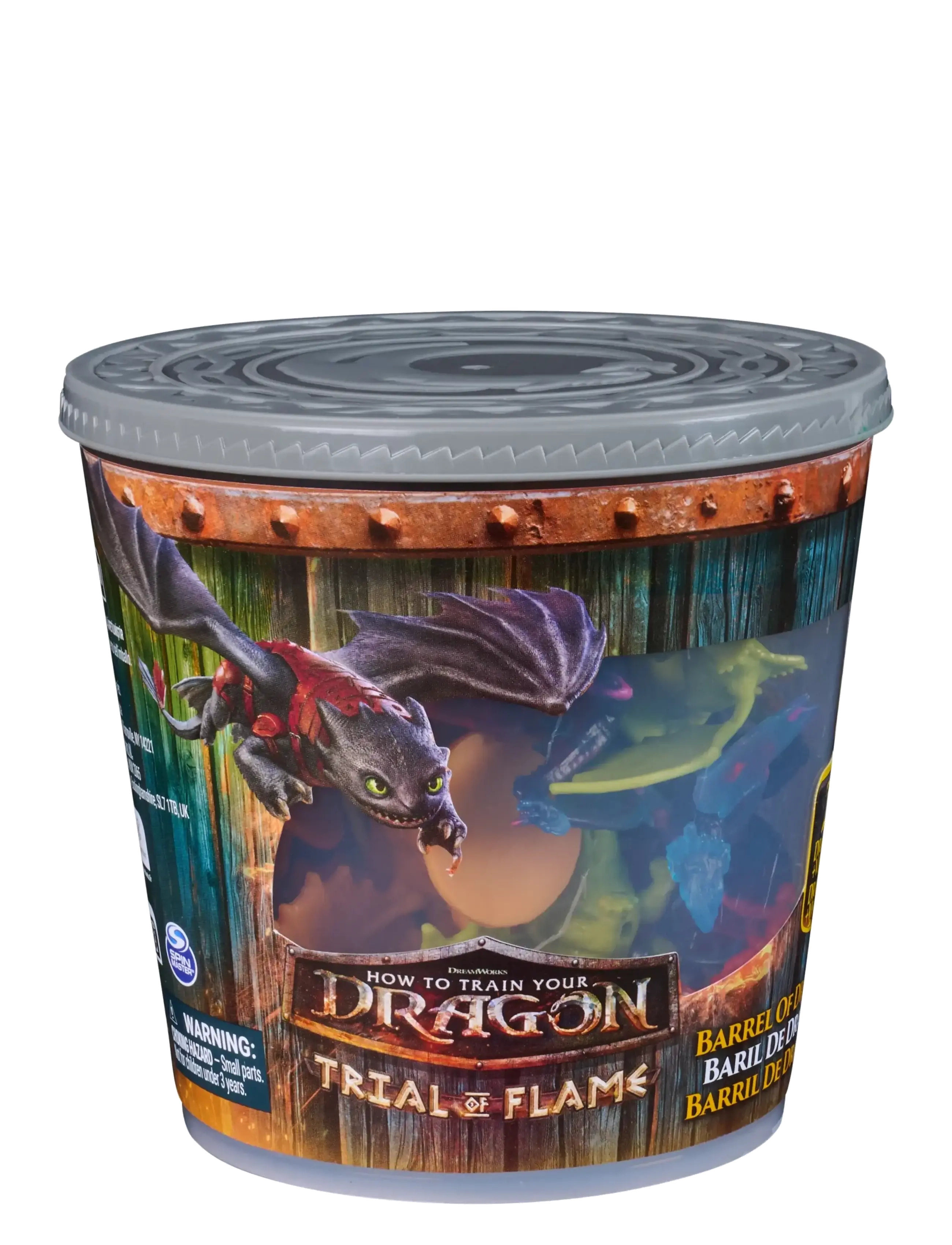 Dragon Dragons 25 Pcs Bucket Of Dragons Collectibles, One Size, Multi/patterned, Legesæt Og Actionfigurer > Film- Og Eventyrfigurer, Børn