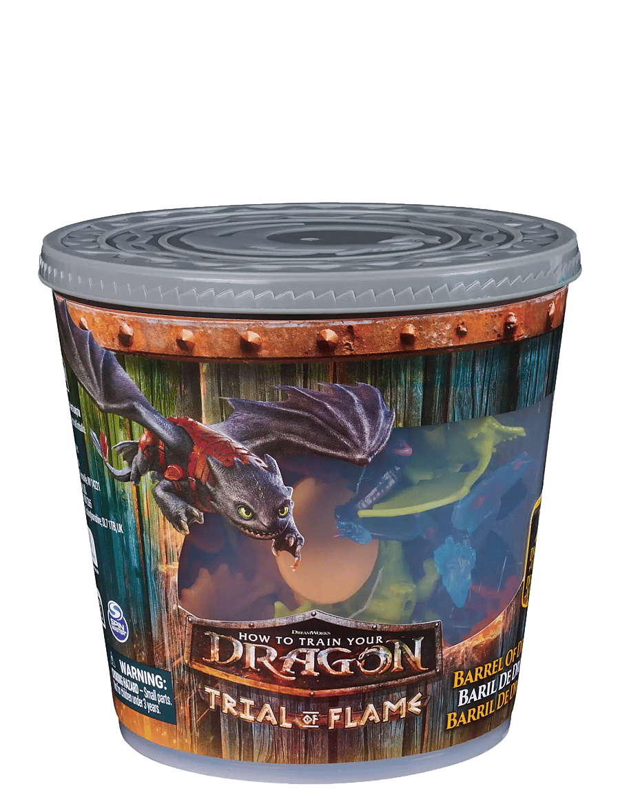 Dragon - Dragons 25 pcs Bucket of Dragons Collectibles - film- & eventyrsfigurer - multi - 0