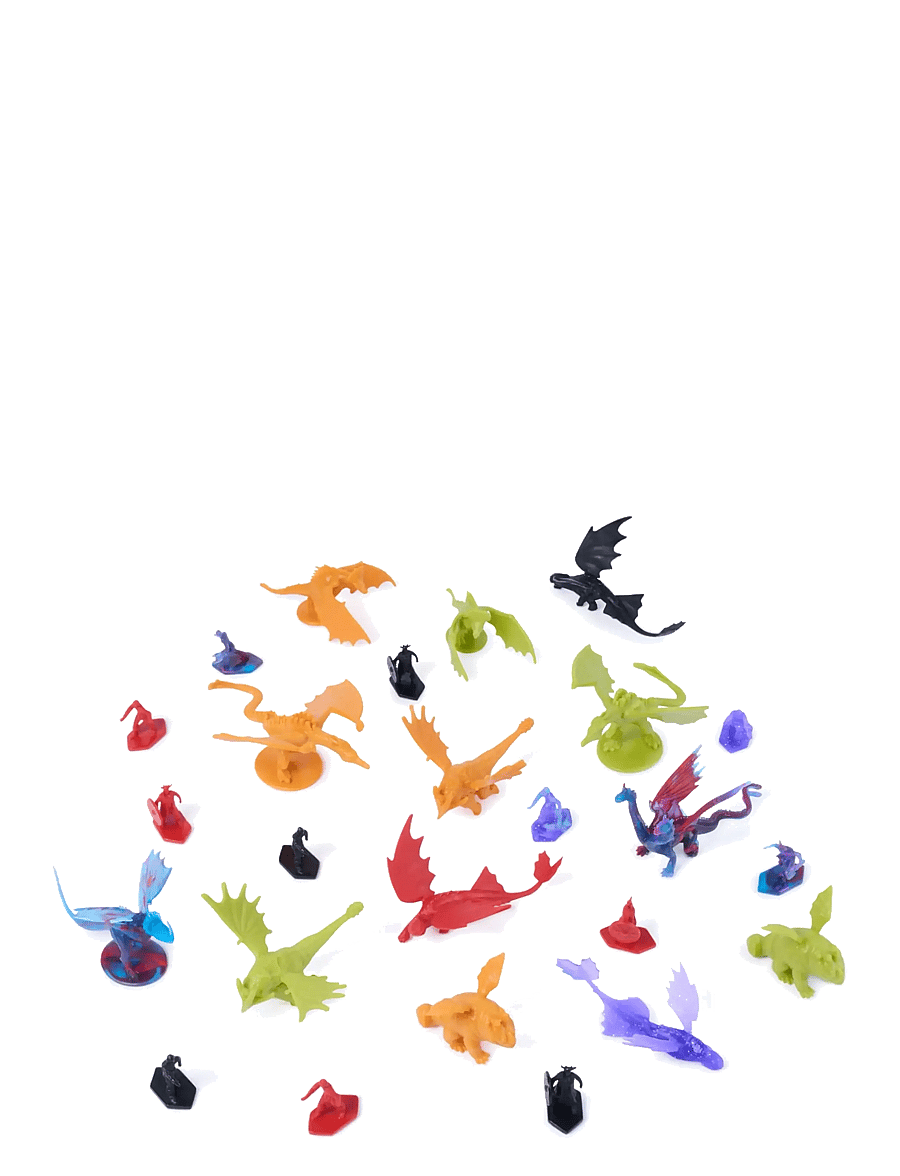 Dragon - Dragons 25 pcs Bucket of Dragons Collectibles - film- & eventyrsfigurer - multi - 1