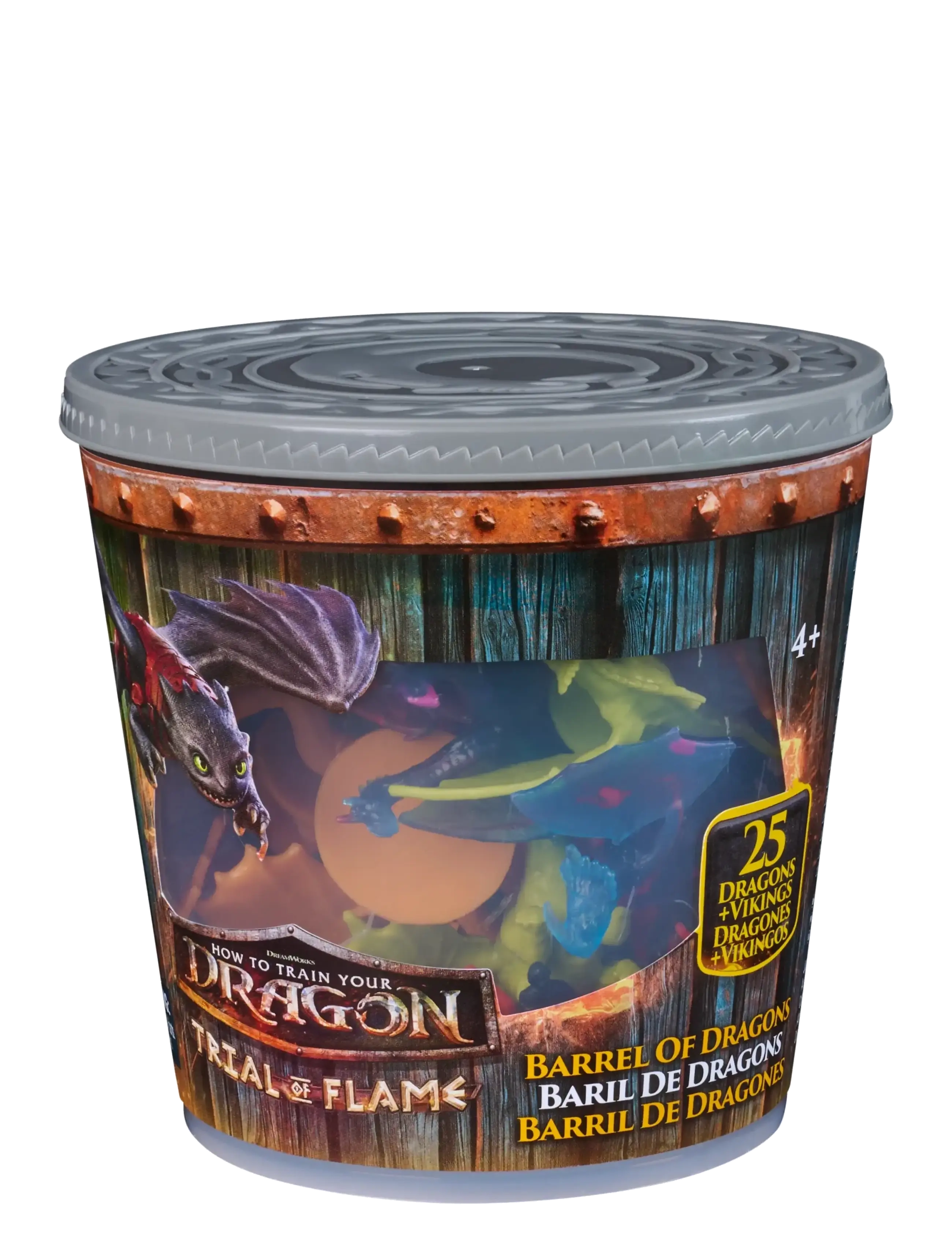 Dragon - Dragons 25 pcs Bucket of Dragons Collectibles - film- & eventyrsfigurer - multi - 4