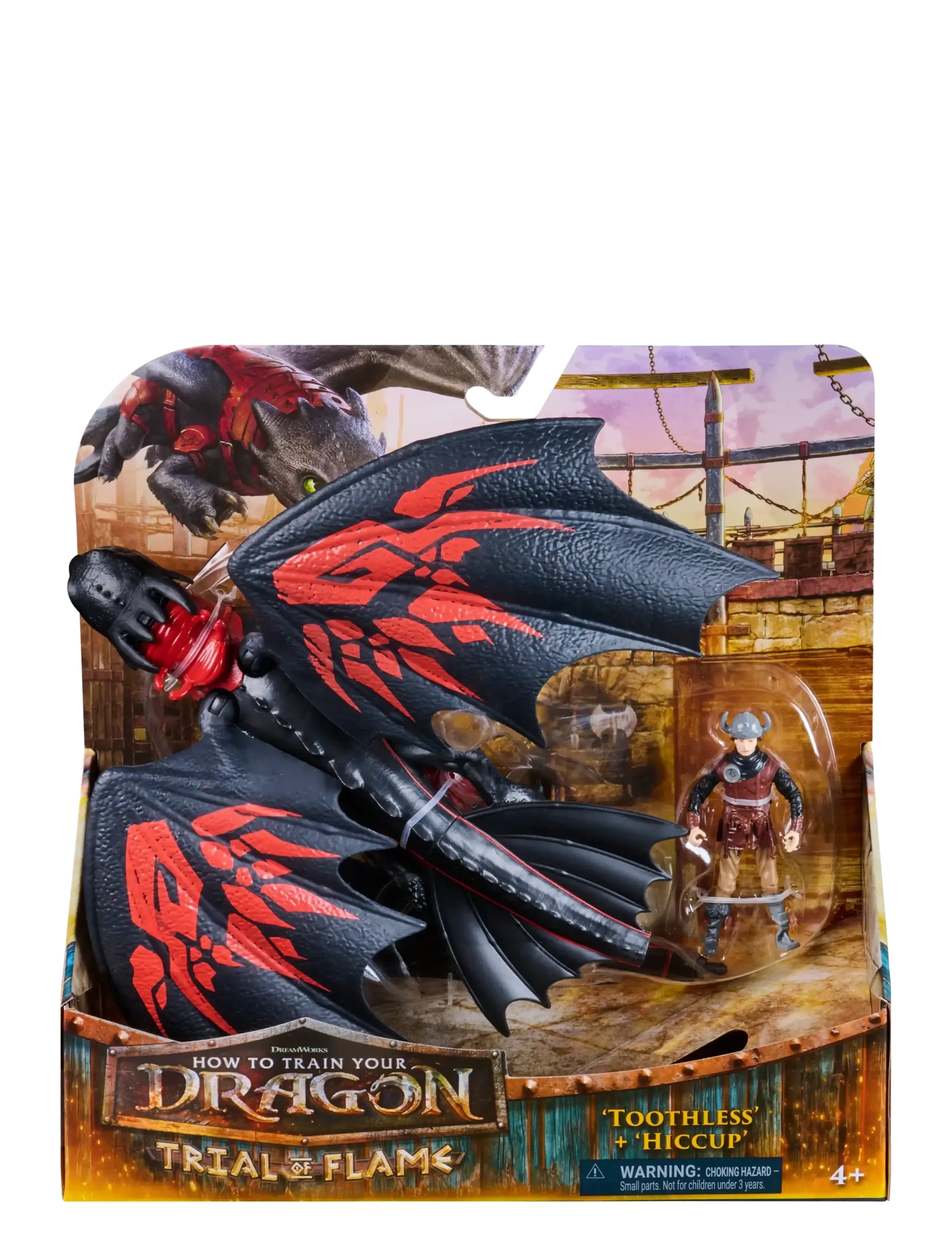 Dragon Dragons Viking & Dragon-Toothless & Hiccup - Kvikmynda- og ævintýrapersónur - MULTI / multi
