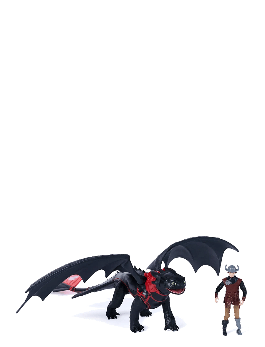 Dragon - Dragons Viking & Dragon-Toothless & Hiccup - film- & eventyrsfigurer - multi - 1
