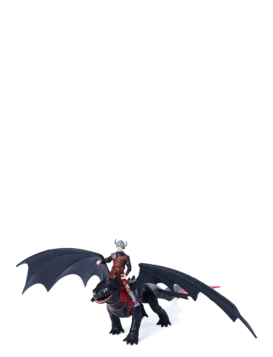 Dragon - Dragons Viking & Dragon-Toothless & Hiccup - film- & eventyrsfigurer - multi - 3