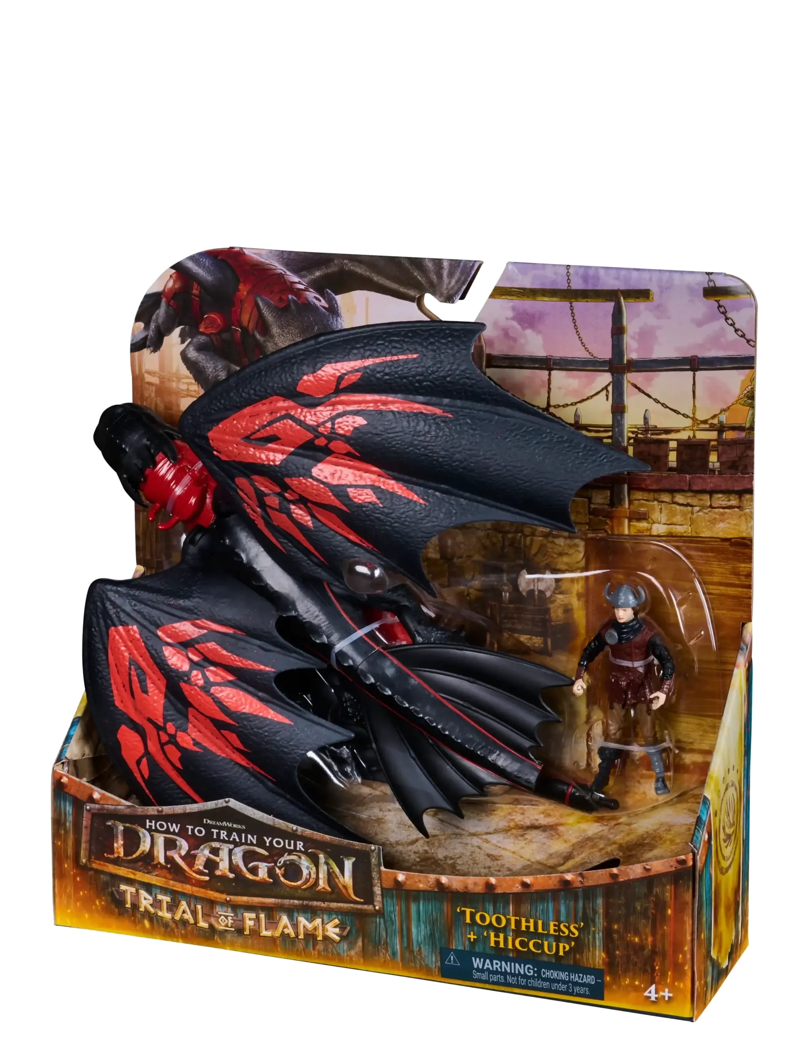 Dragon - Dragons Viking & Dragon-Toothless & Hiccup - film- & eventyrsfigurer - multi - 5