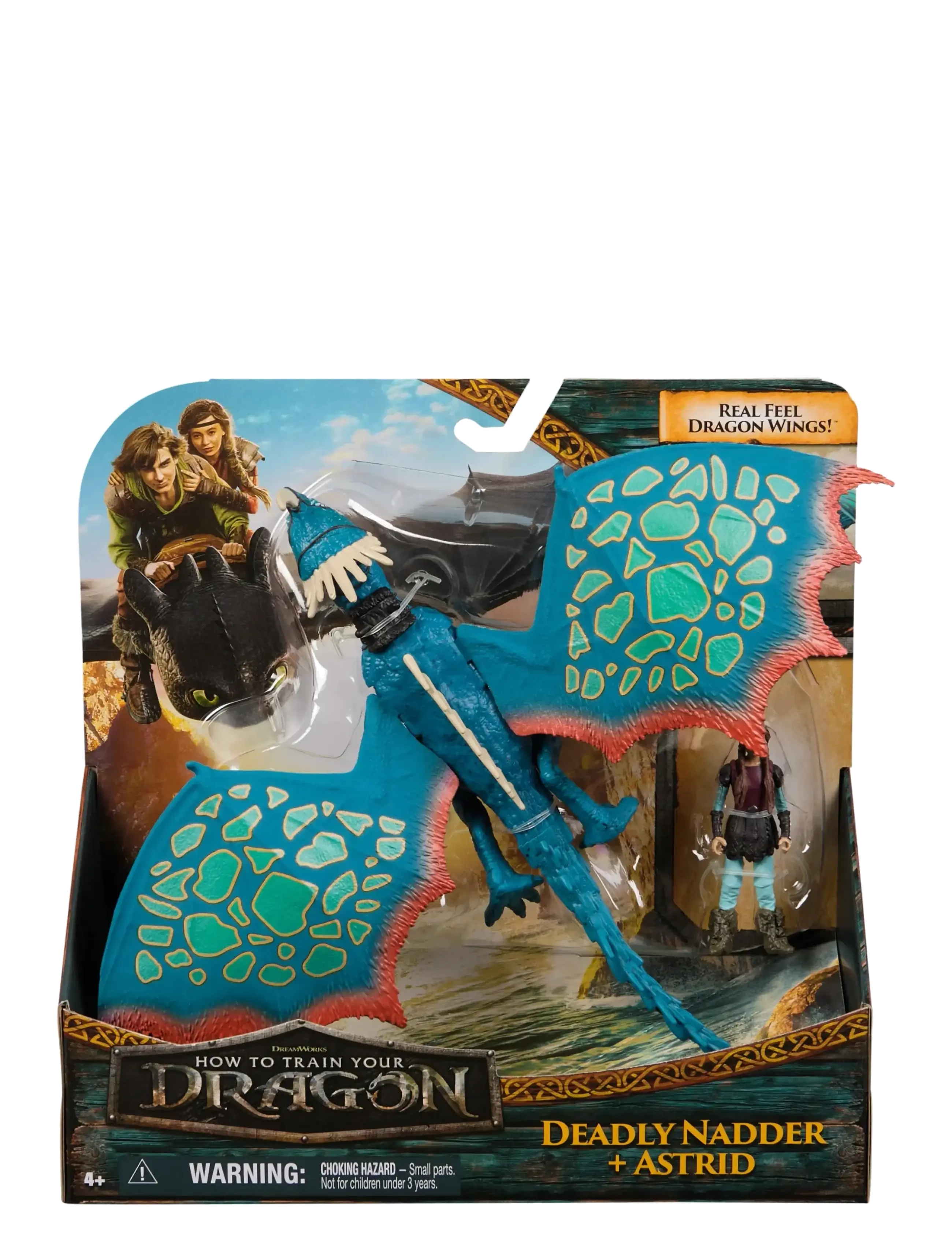Dragon Dragons Vikingc& Dragon-Deadly Nadder & Astrid - Kvikmynda- og ævintýrapersónur - MULTI / blue