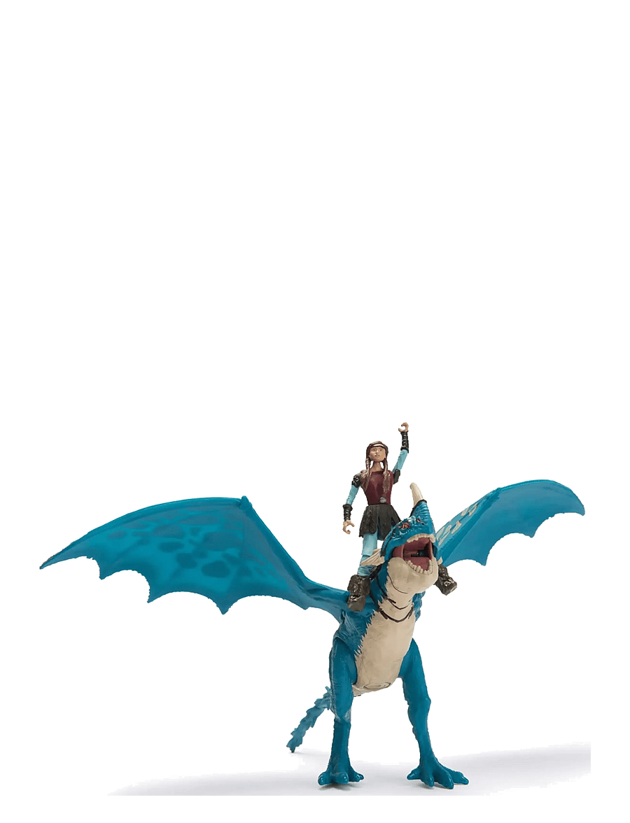 Dragon - Dragons Vikingc& Dragon-Deadly Nadder & Astrid - kvikmynda- og ævintýrapersónur - multi - 4