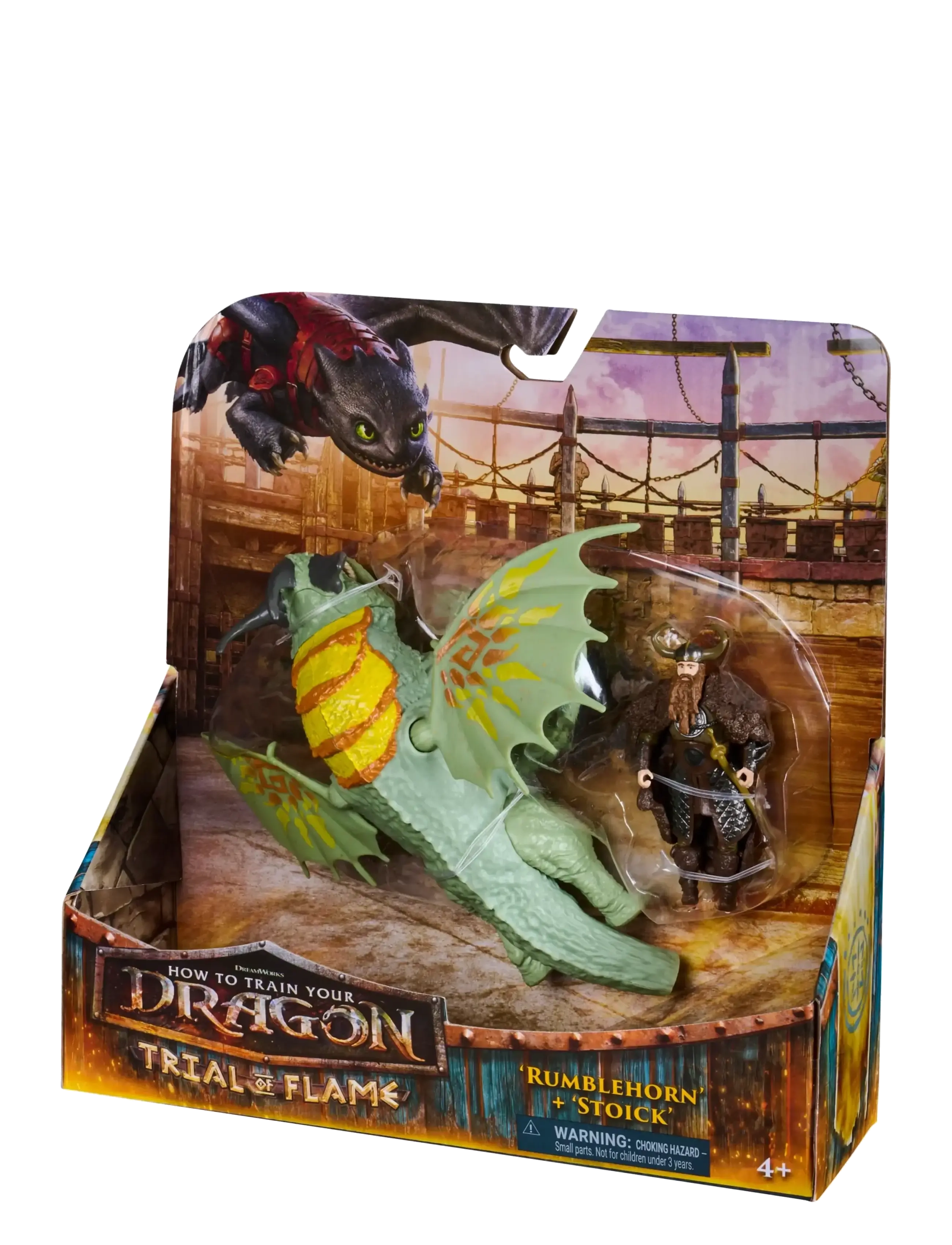 Dragon - Dragons Viking & Dragon-Rumblehorn & Stoick - film & sagofigurer - multi - 3