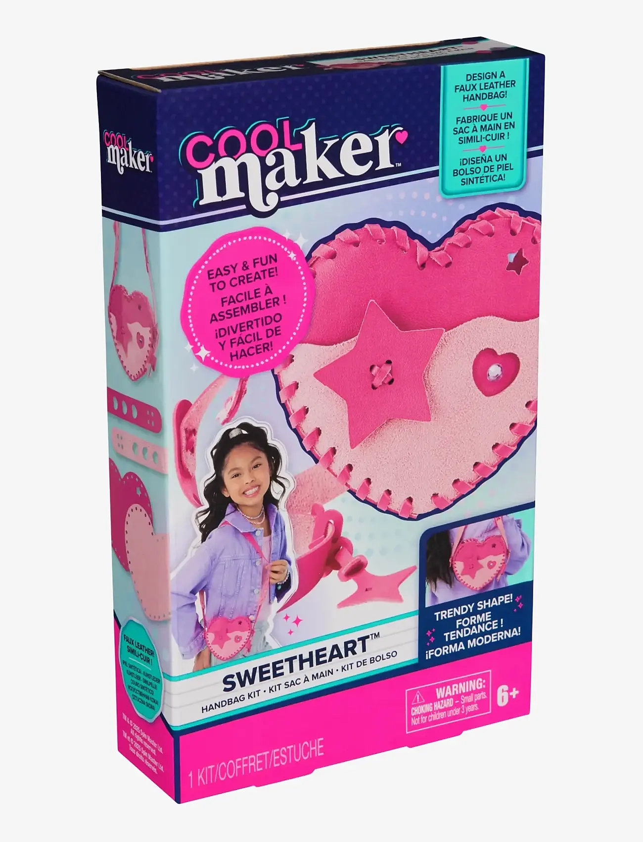 MAKI - Cool Maker Pink Heart Purse Kit - kreasæt - multi - 3
