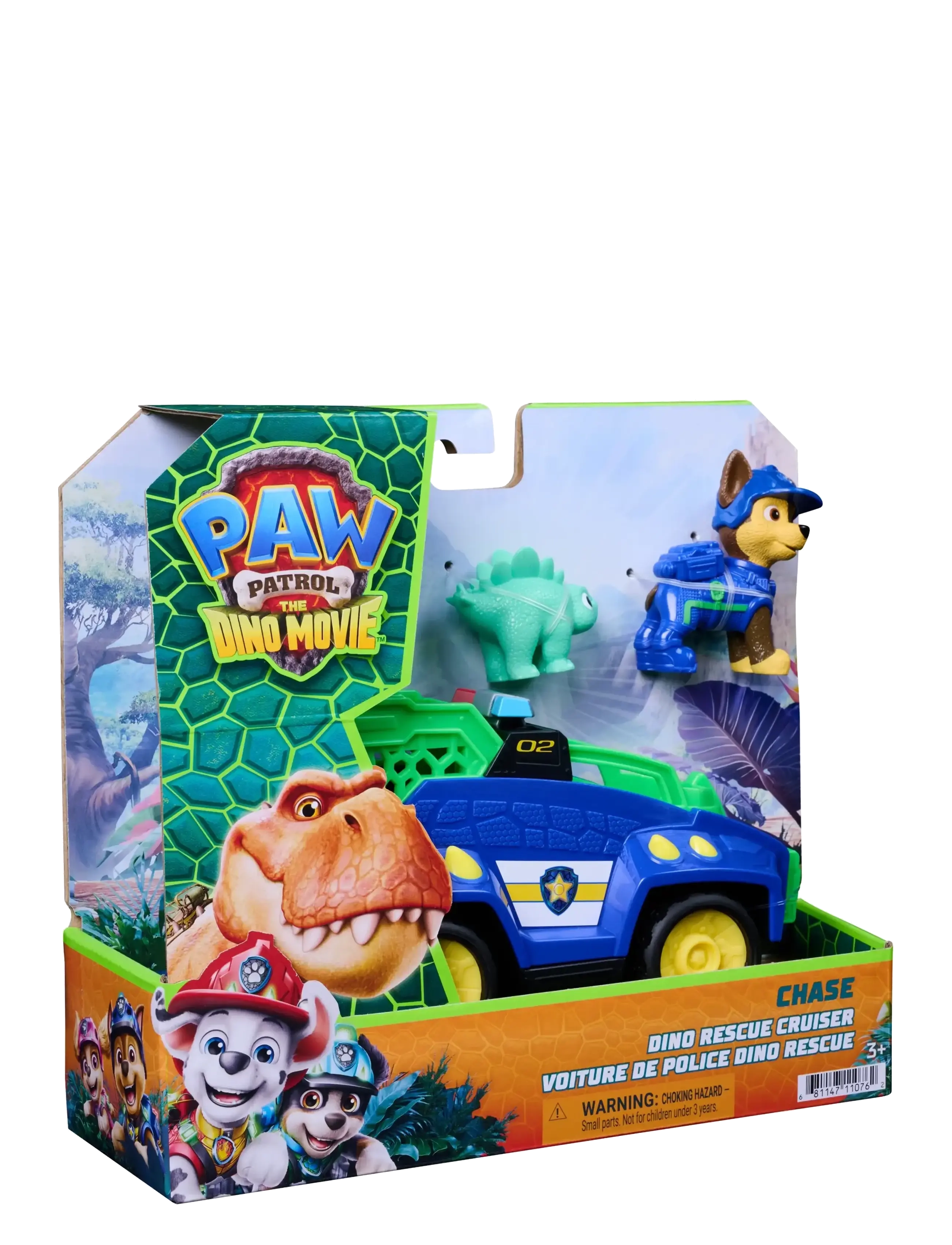 Paw Patrol - Paw Patrol: Dinosaurie-filmen Dino-temafordon Chase - film & sagofigurer - multi - 1