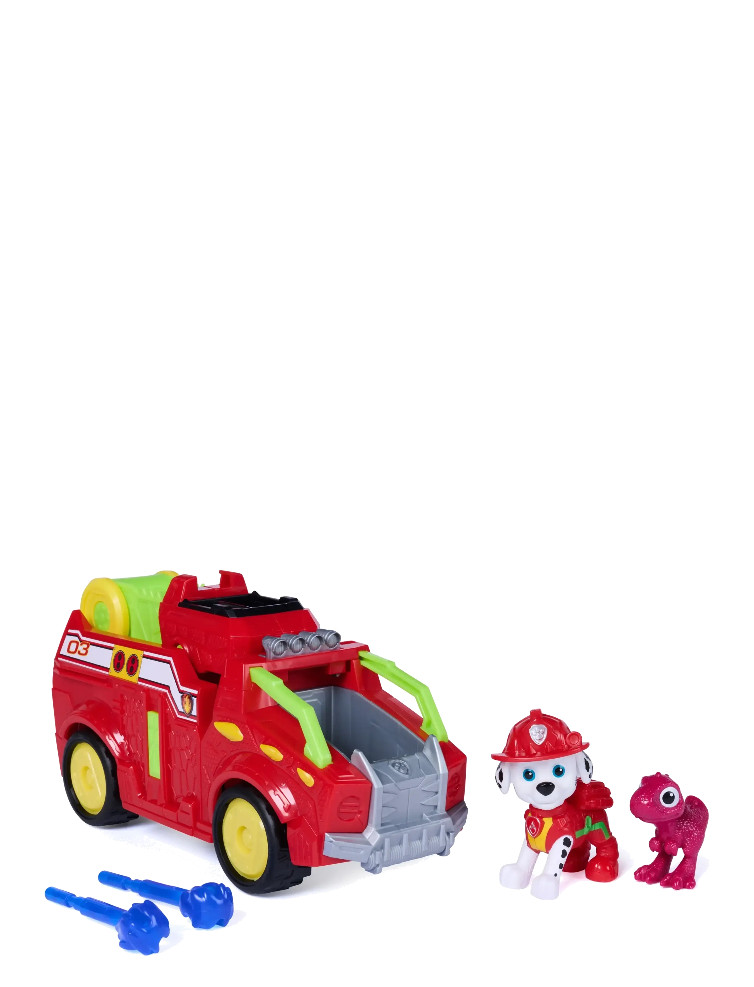 Paw Patrol Paw Patrol: Dino Filmen Dino-Tema-Køretøj Marshall, One Size, Red, Legesæt Og Actionfigurer > Film- Og Eventyrfigurer, Børn