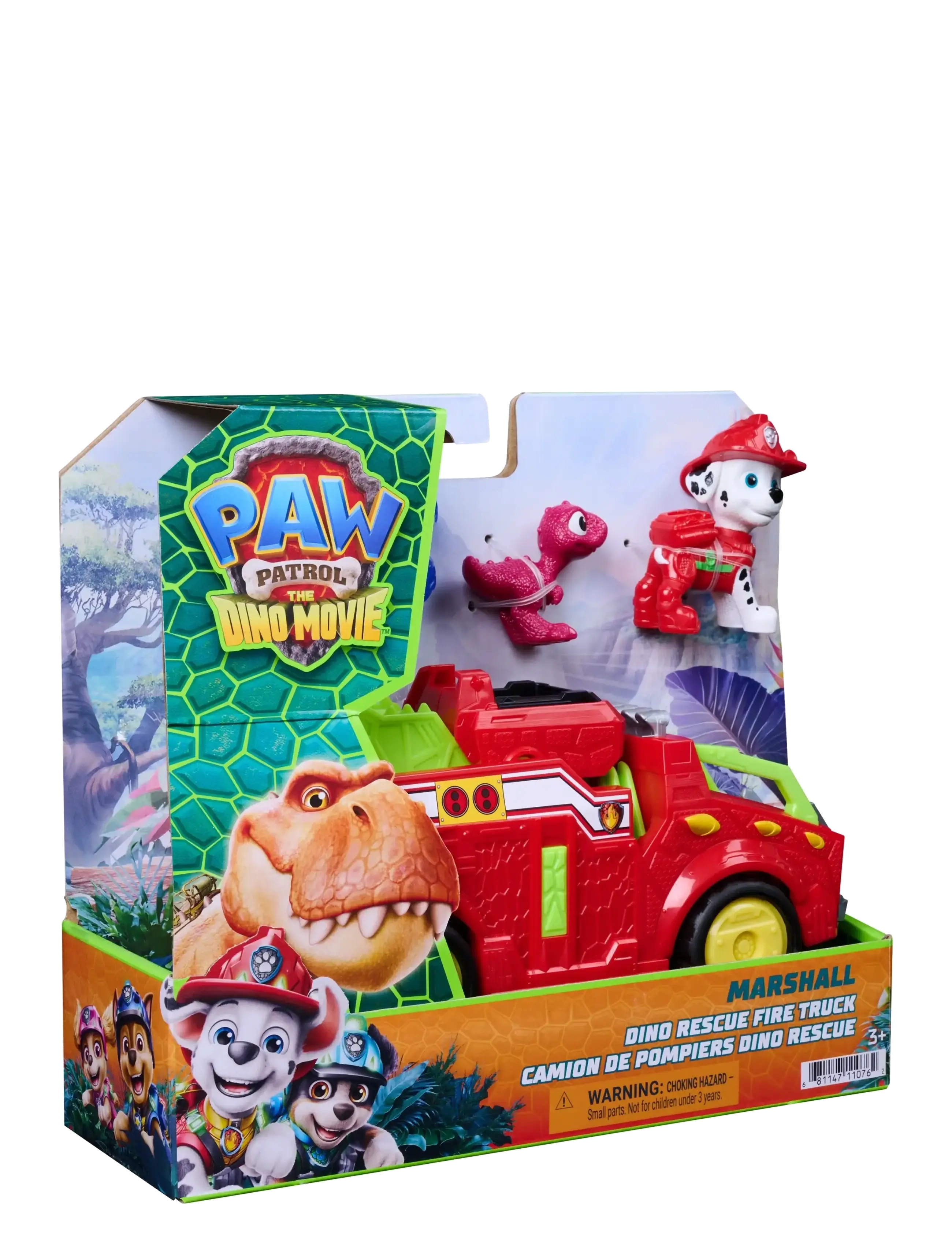 Paw Patrol - Paw Patrol: Dinosaurie-filmen Dino-temafordon Marshall - film & sagofigurer - multi - 1