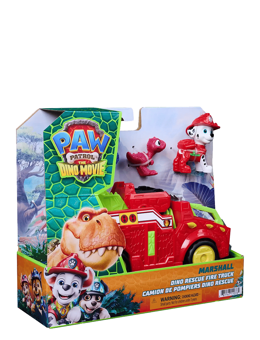 Paw Patrol - Paw Patrol: Dinosaurie-filmen Dino-temafordon Marshall - film & sagofigurer - multi - 1