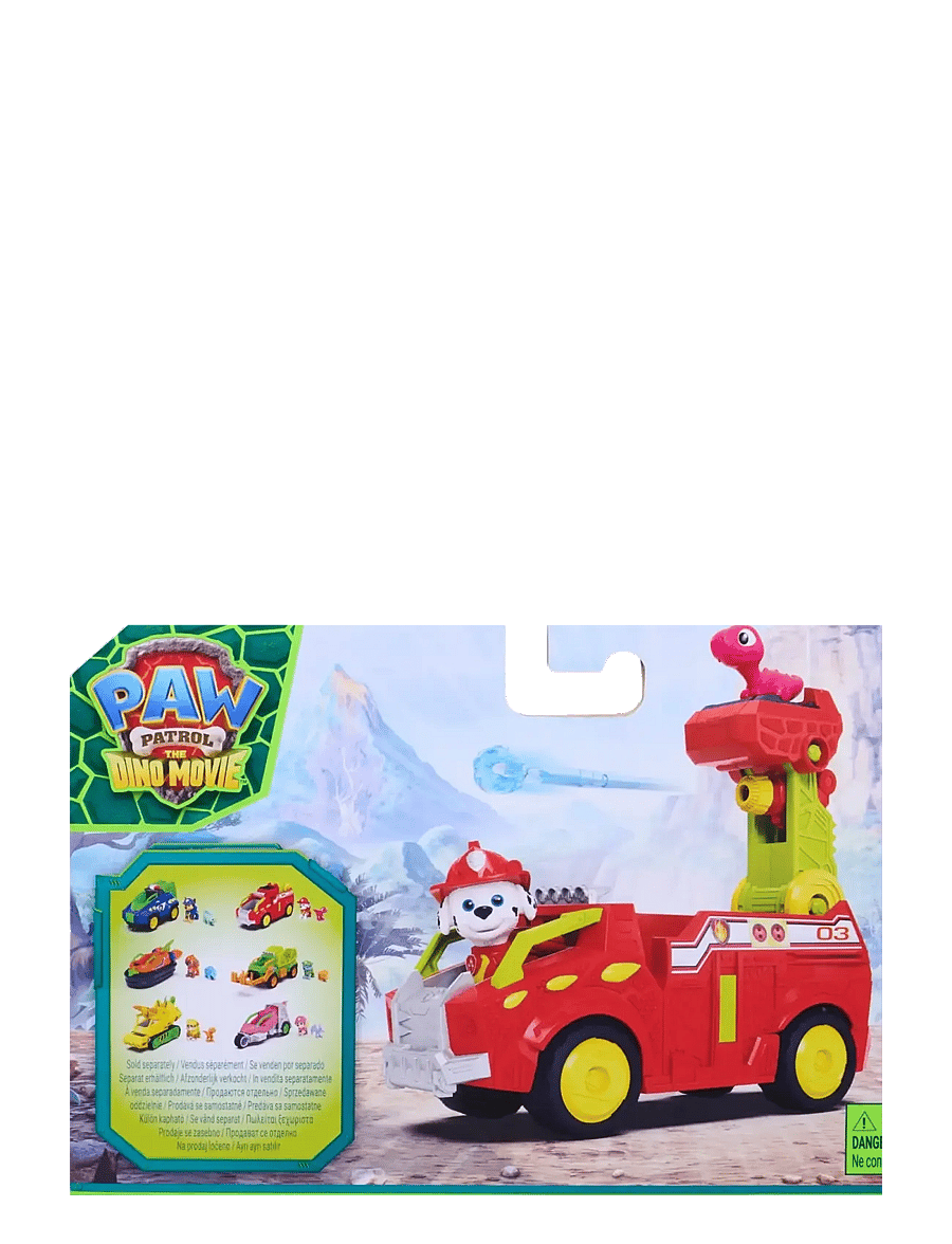 Paw Patrol - Paw Patrol: Dinosaurie-filmen Dino-temafordon Marshall - film & sagofigurer - multi - 3