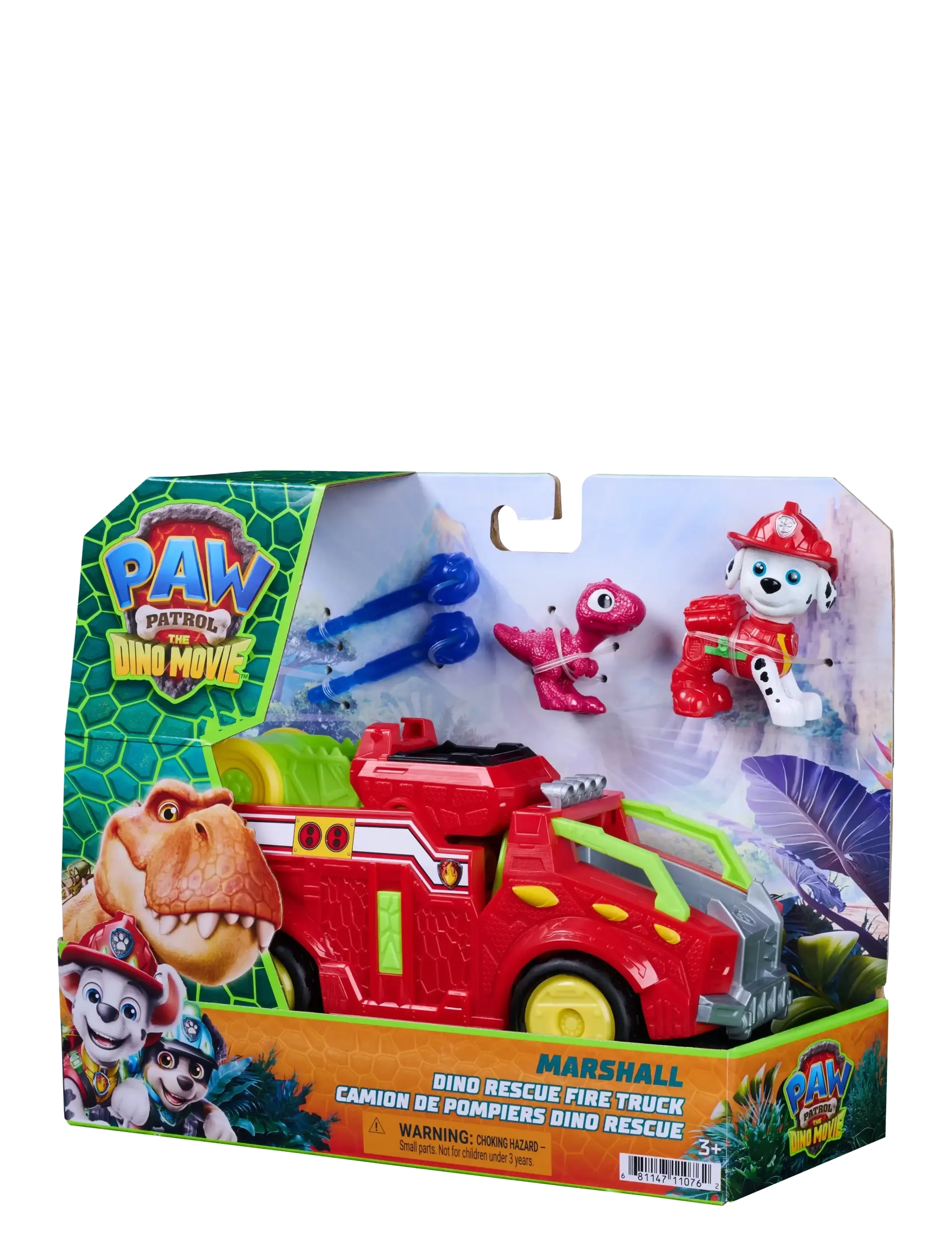 Paw Patrol - Paw Patrol: Dinosaurie-filmen Dino-temafordon Marshall - film & sagofigurer - multi - 5