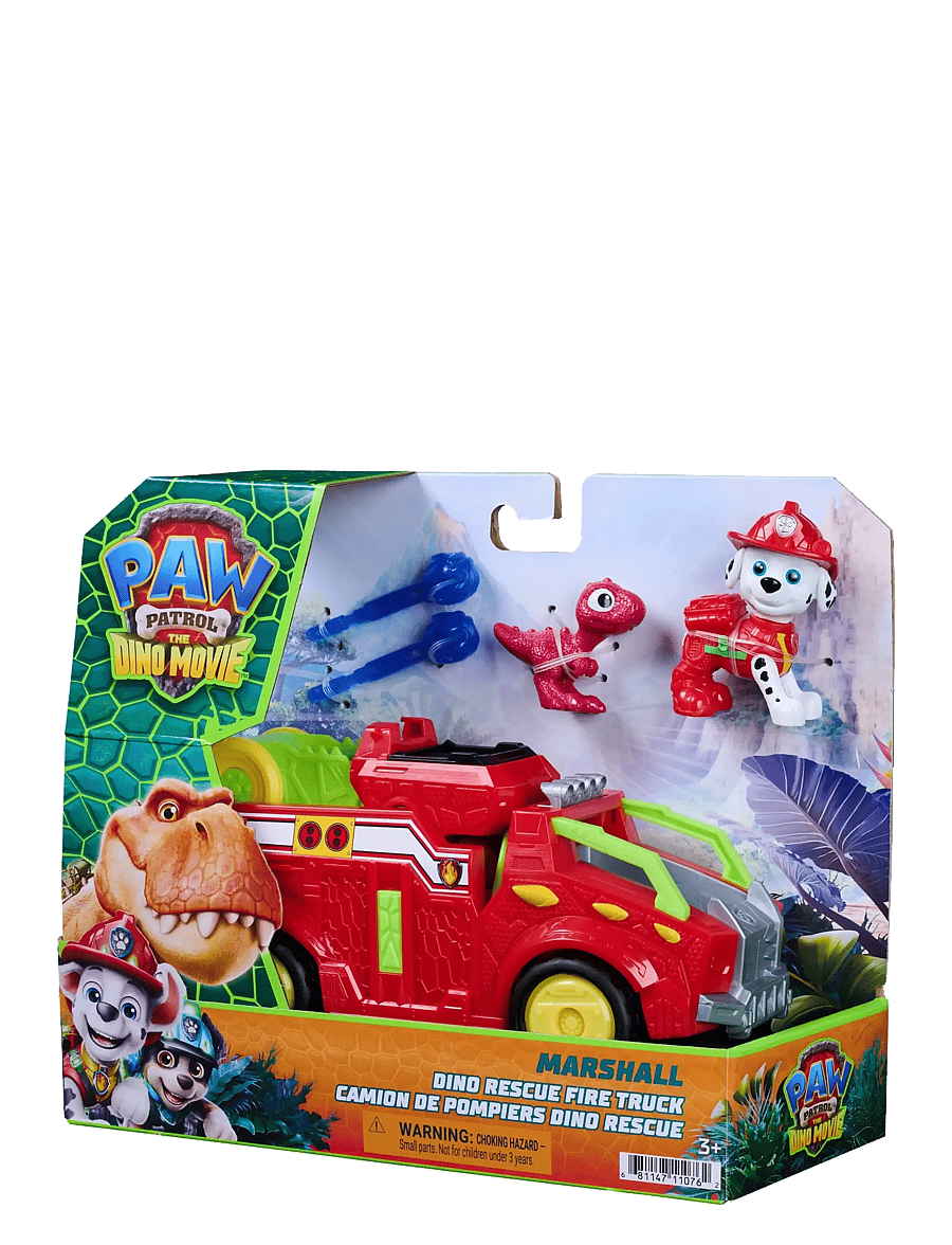 Paw Patrol - Paw Patrol: Dinosaurie-filmen Dino-temafordon Marshall - film & sagofigurer - multi - 5