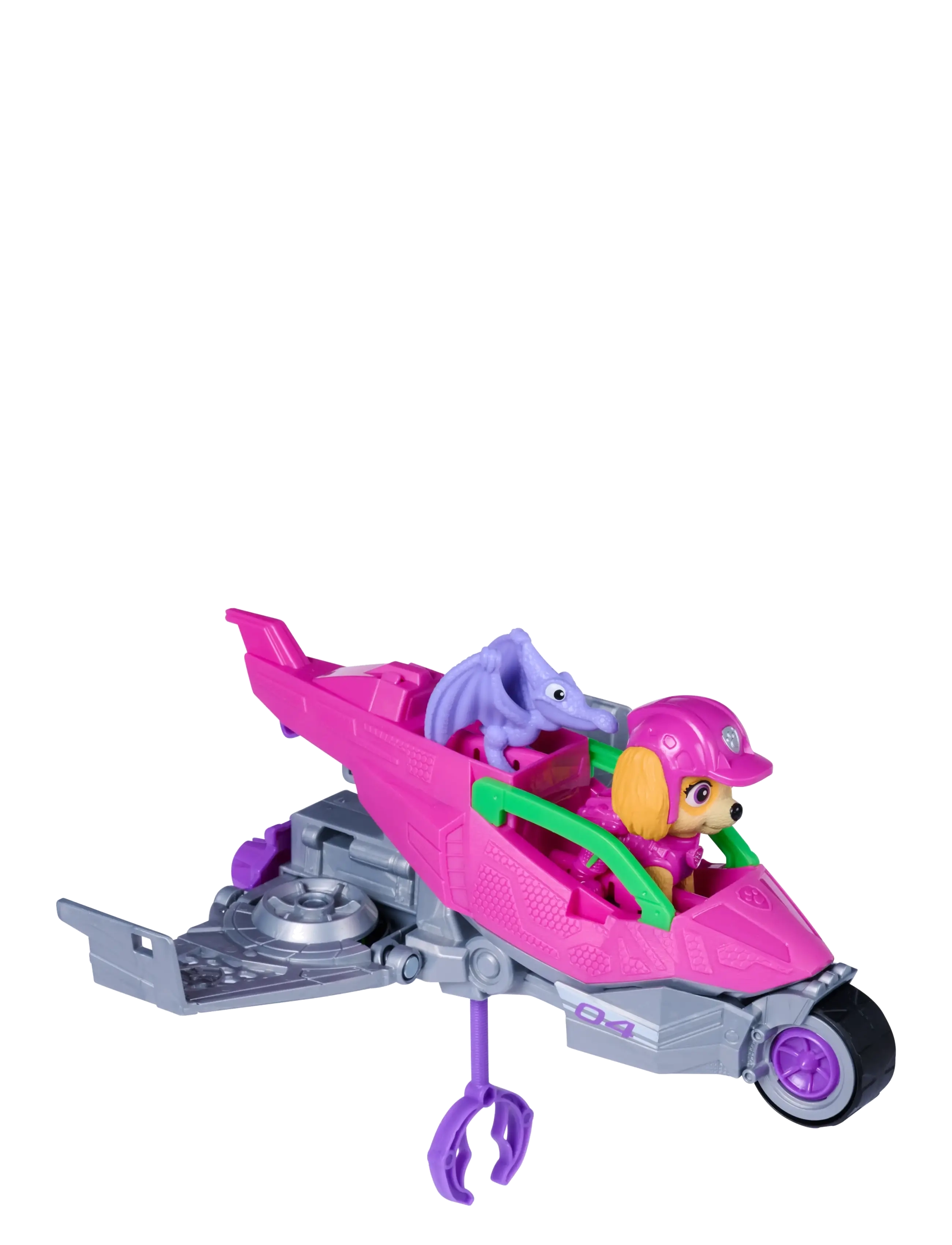 Paw Patrol - Paw Patrol Movie 3 Dino Theme Vehicle Skye - flygplan - multi - 2