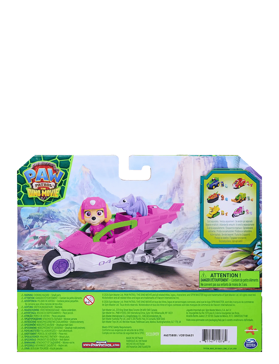 Paw Patrol - Paw Patrol: Dinosaurie-filmen Dino Tema Fordon Skye - flygplan - multi - 3