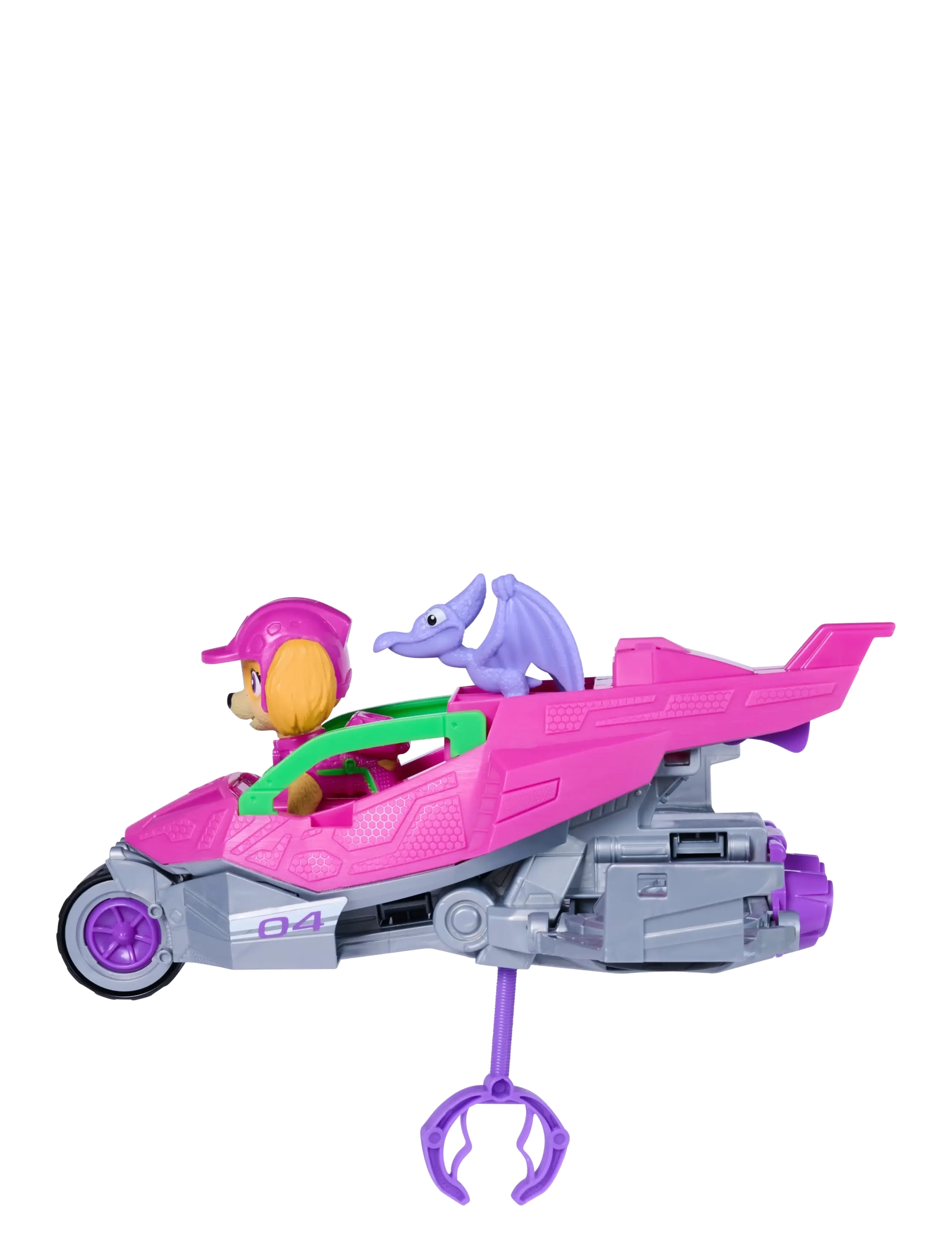 Paw Patrol - Paw Patrol Movie 3 Dino Theme Vehicle Skye - flygplan - multi - 4