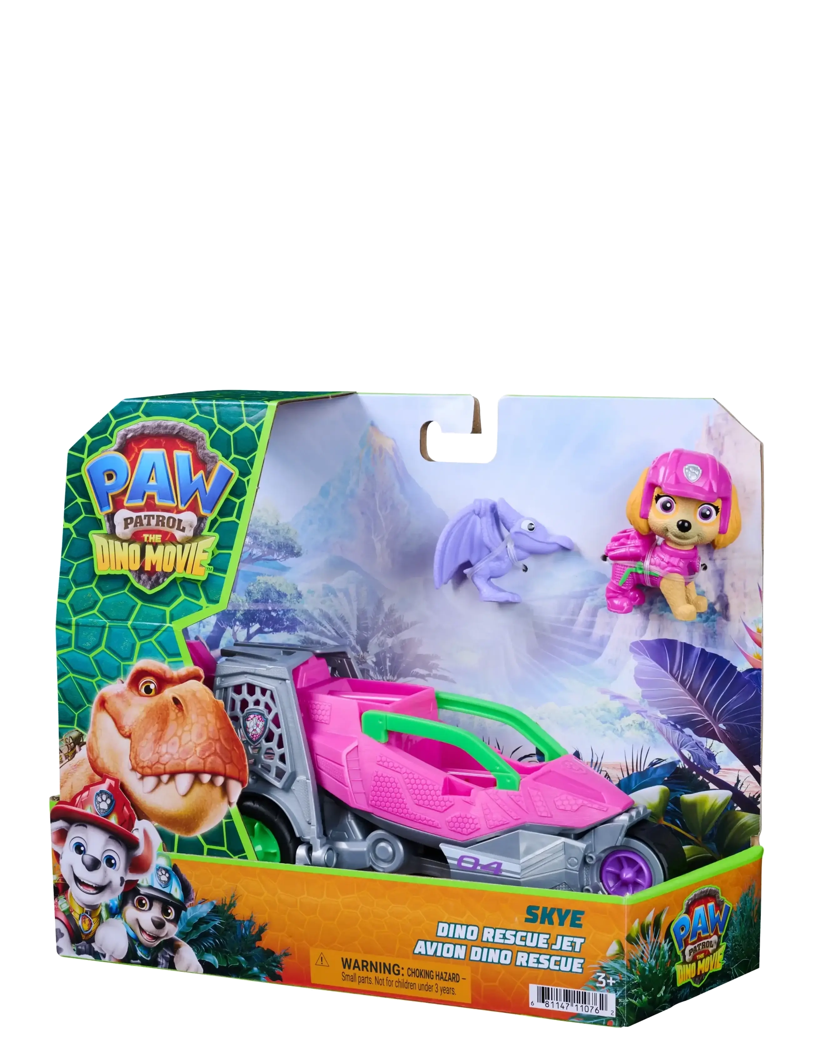 Paw Patrol - Paw Patrol Movie 3 Dino Theme Vehicle Skye - flygplan - multi - 5