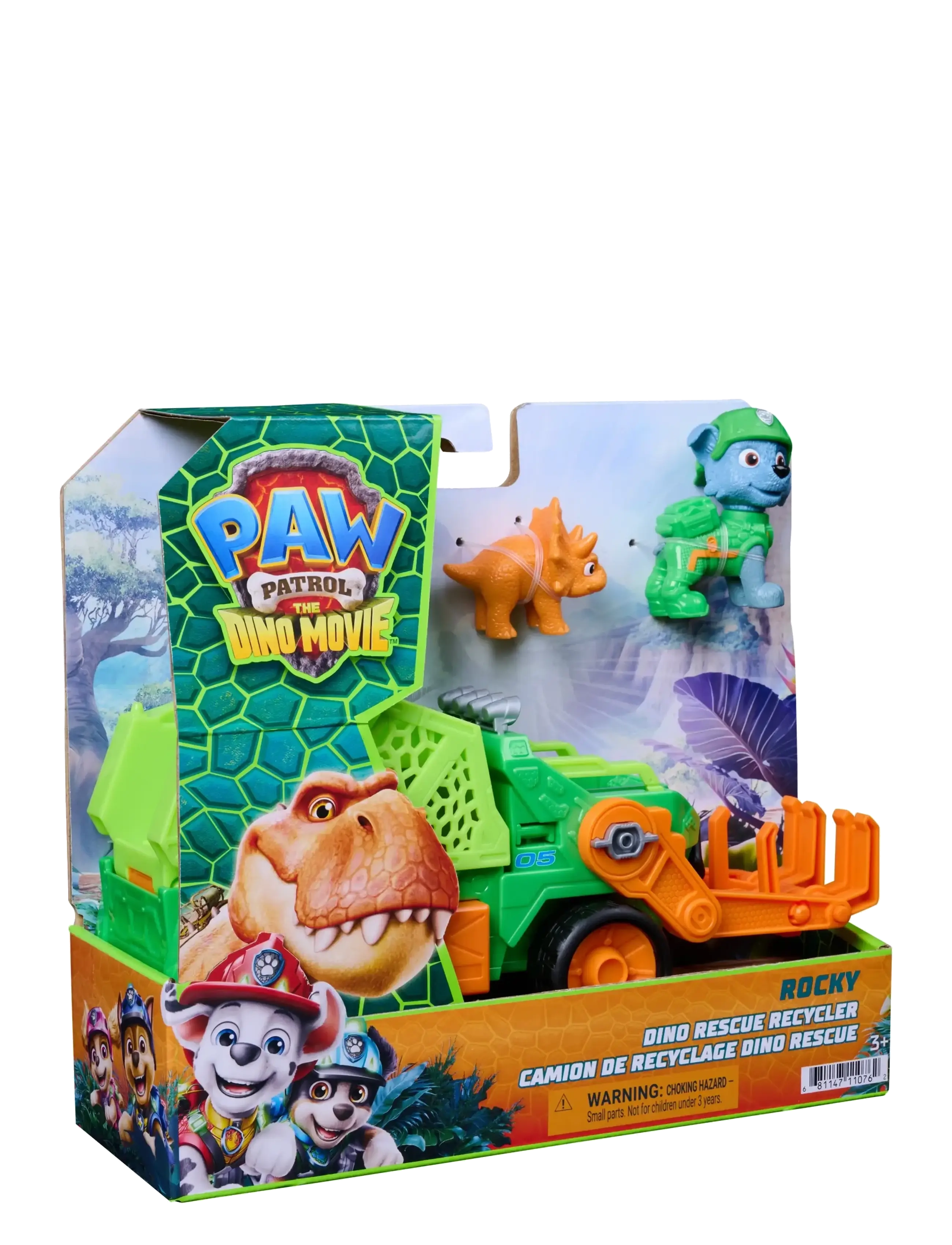 Ryhmä Hau - Paw Patrol Movie 3 Dino Theme Vehicle Rocky - elokuvat ja tarinahahmot - multi - 1