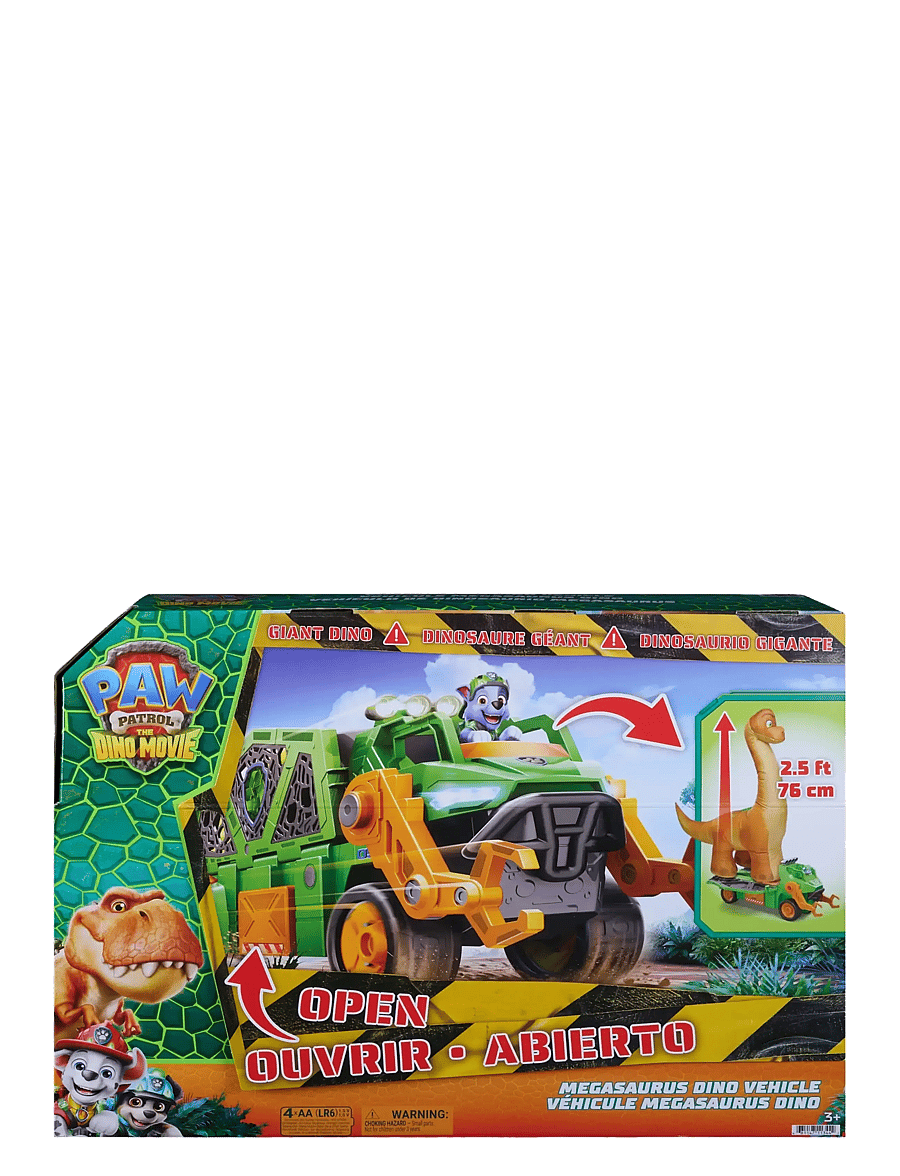 Paw Patrol - Paw Patrol: Dinosaurie-filmen Megasaurus Dino Fordon - film & sagofigurer - multi - 0