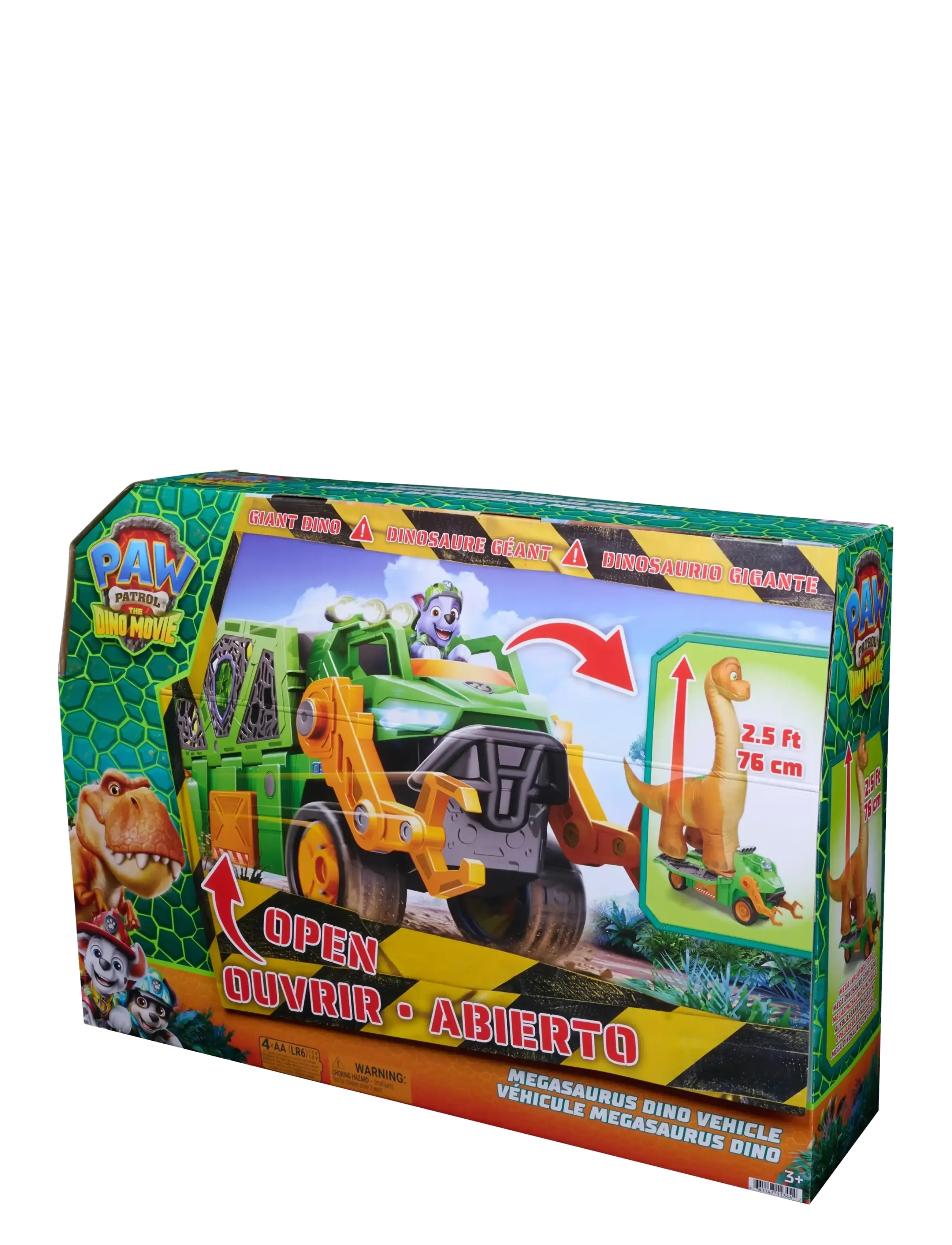 Paw Patrol - Paw Patrol: Dinosaurie-filmen Megasaurus Dino Fordon - film & sagofigurer - multi - 2