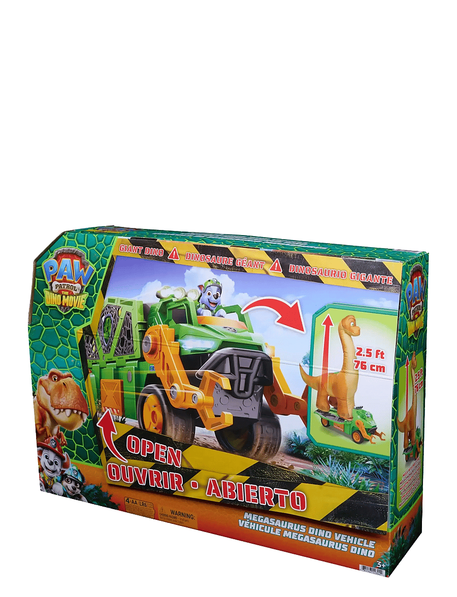 Paw Patrol - Paw Patrol: Dinosaurie-filmen Megasaurus Dino Fordon - film & sagofigurer - multi - 2