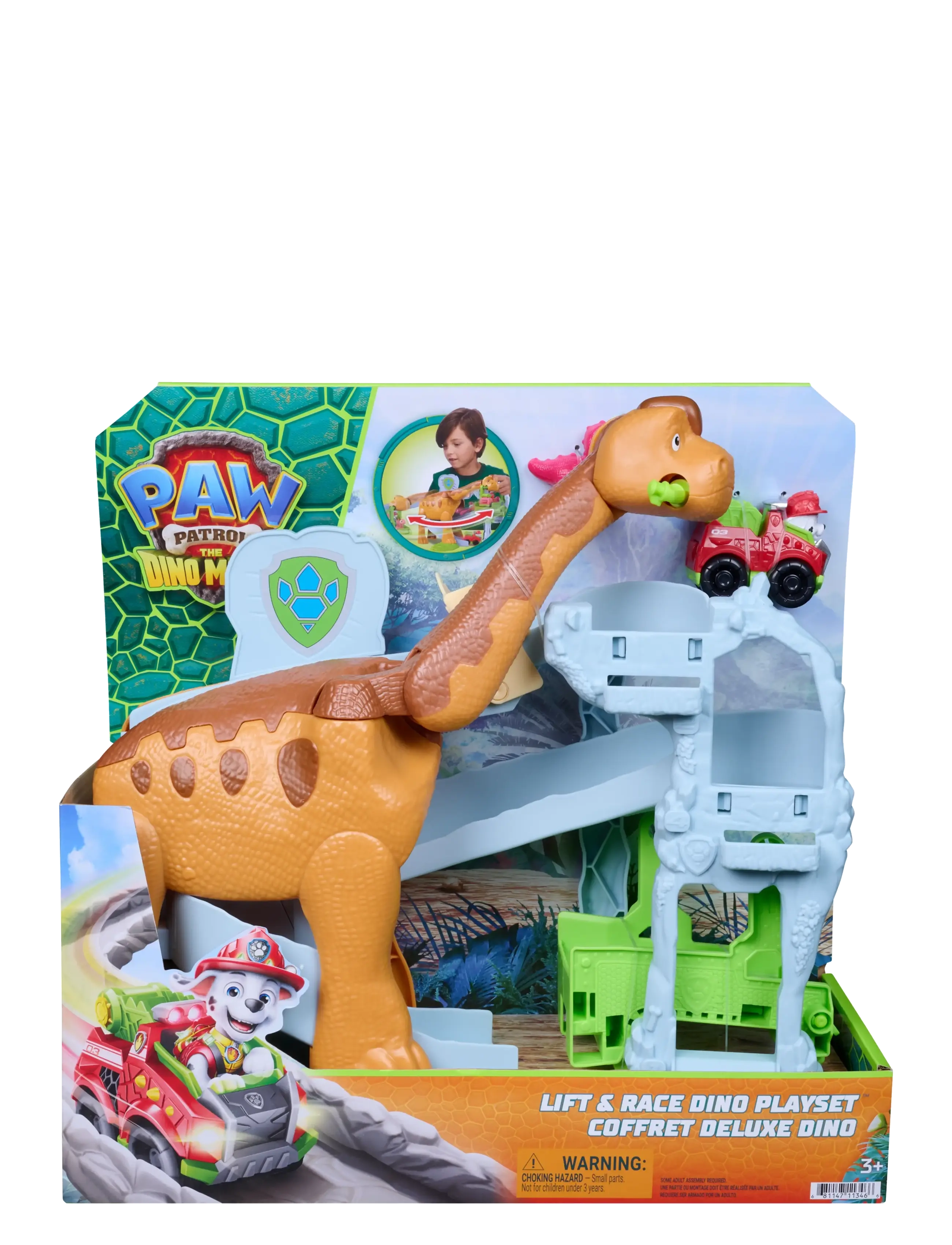 Ryhmä Hau Ryhmä Hau: Dinoelokuva Dino Pup Squad Lift & Race - Lelut - MULTI / multi